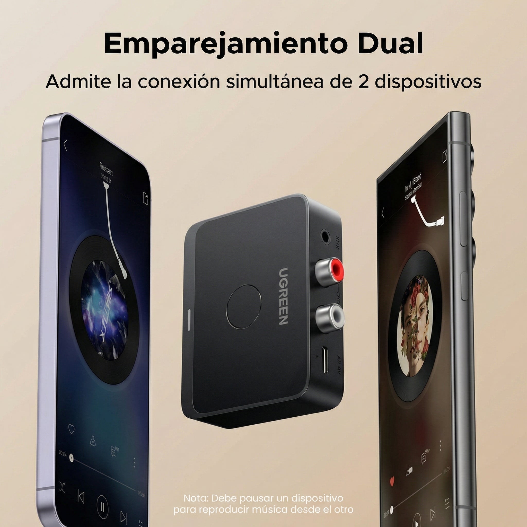 UGREEN RECEPTOR DE AUDIO BLUETOOTH 6.0 HI RES 55545 - 4