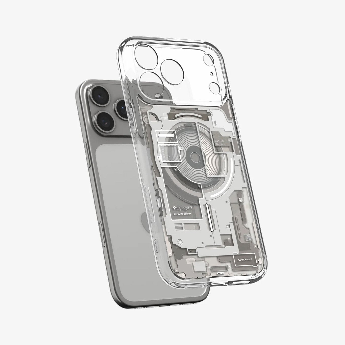 CASE SPIGEN ULTRA HYBRID ZERO ONE MAG FIT IPHONE 18 PRO MAX (MAGSAFE) - NATURAL TITANIUM - 2