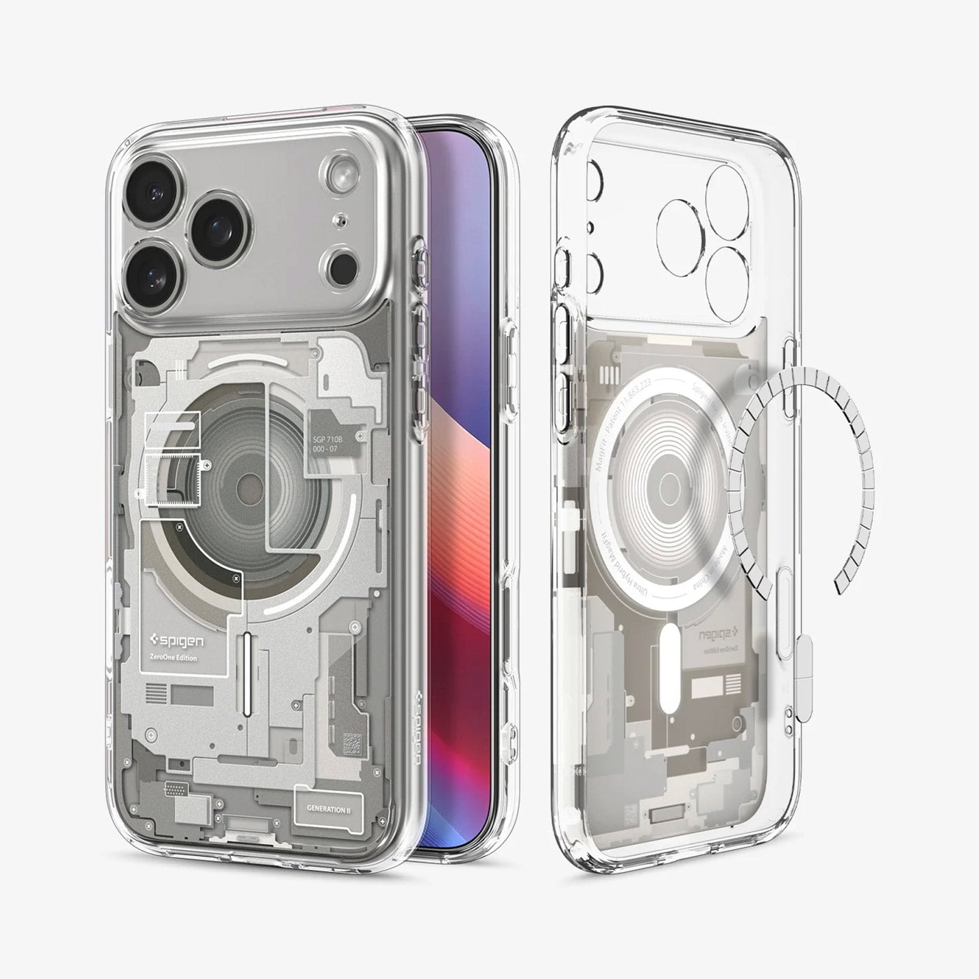 CASE SPIGEN ULTRA HYBRID ZERO ONE MAG FIT IPHONE 18 PRO MAX (MAGSAFE) - NATURAL TITANIUM - 3