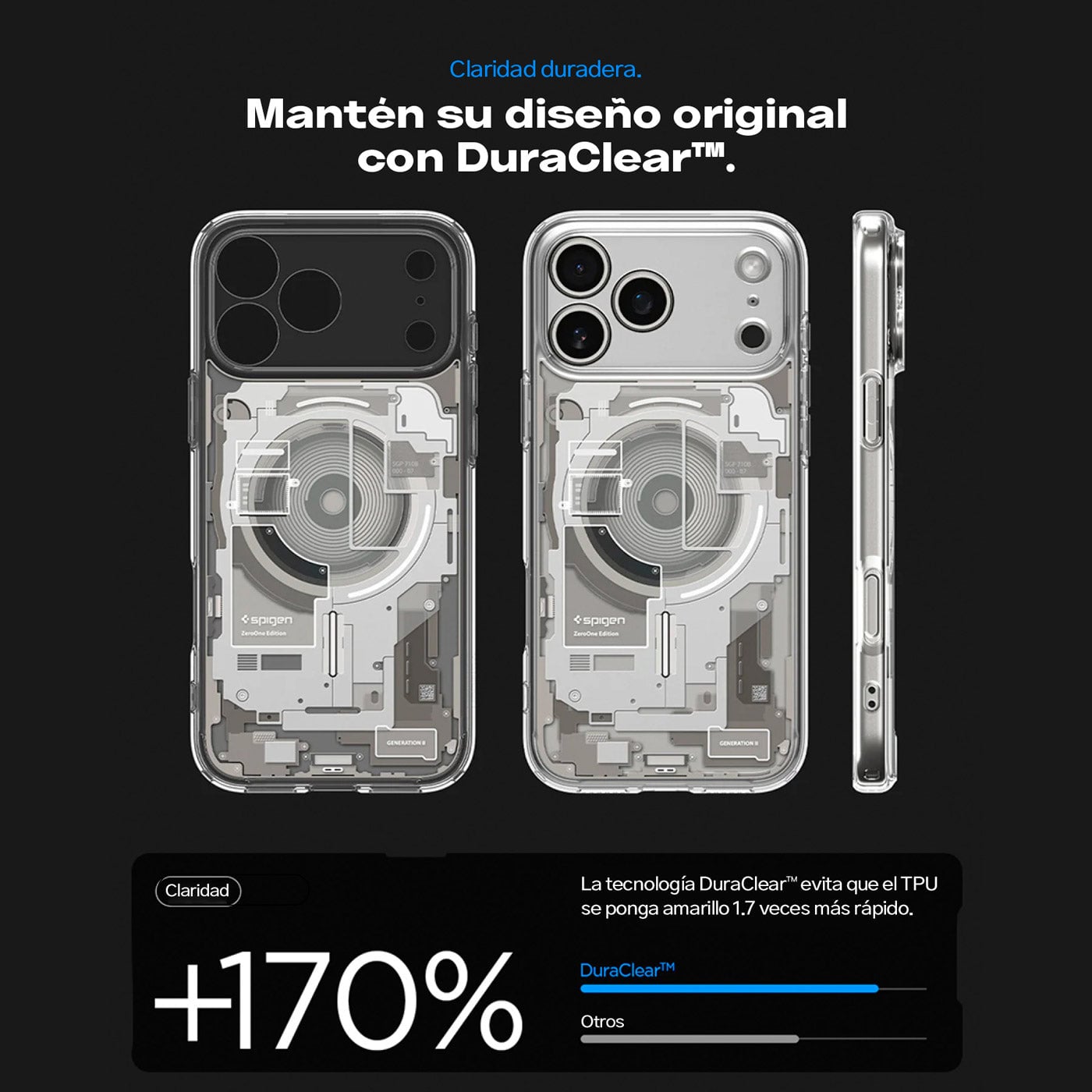 CASE SPIGEN ULTRA HYBRID ZERO ONE MAG FIT IPHONE 18 PRO MAX (MAGSAFE) - NATURAL TITANIUM - 5