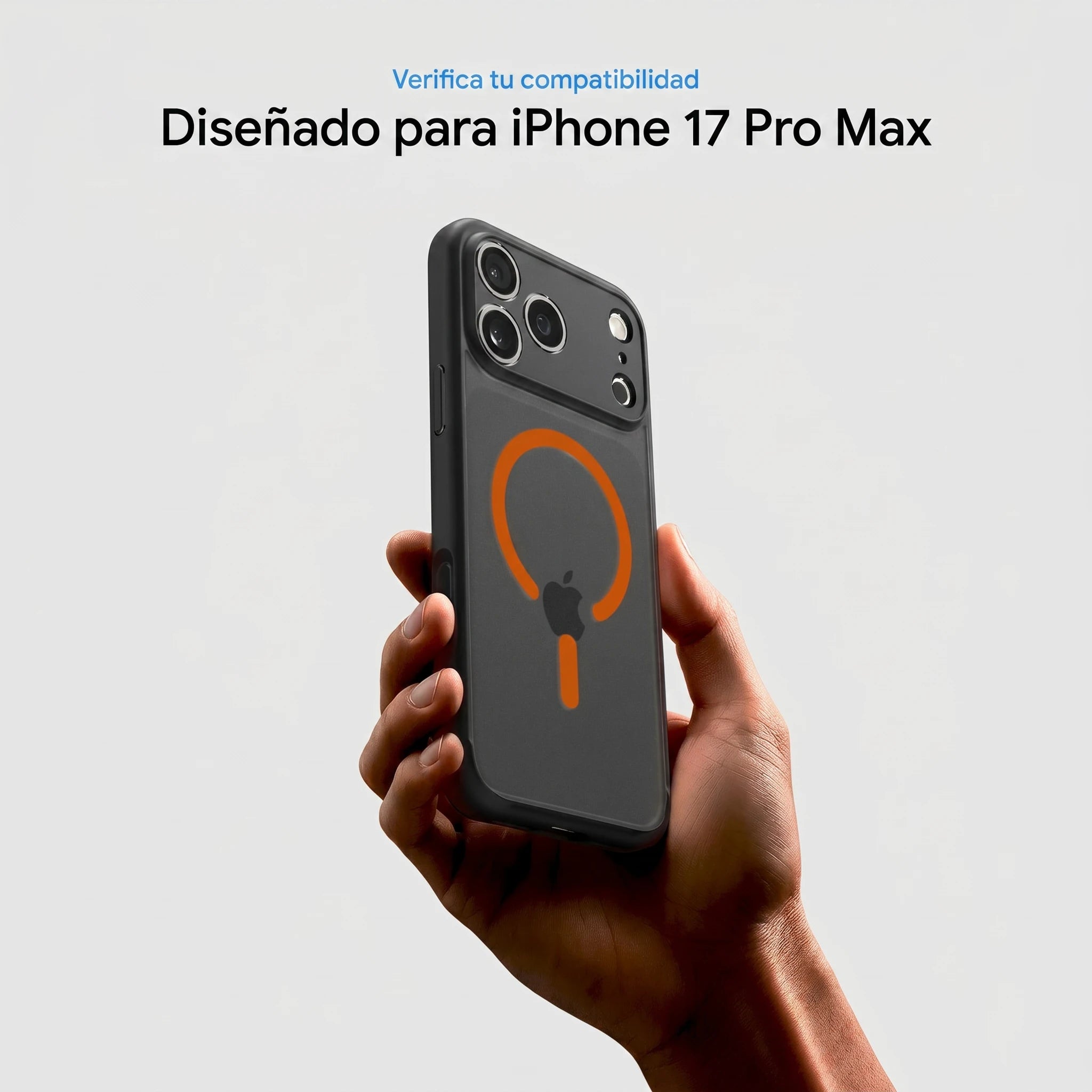 CASE SPIGEN ULTRA HYBRID IPHONE 18 PRO MAX (MAGSAFE) - FROST BLACK ORANGE - 2