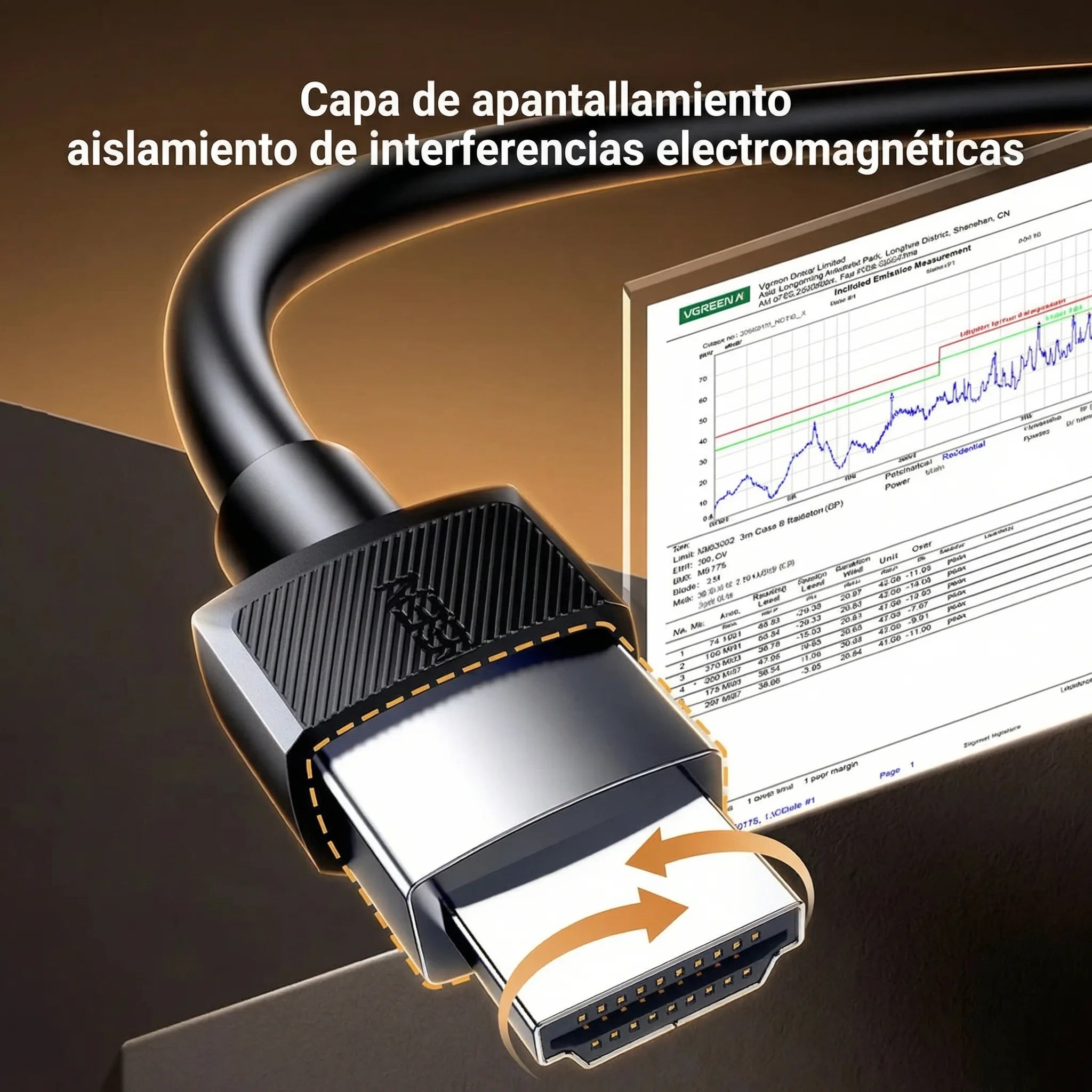 CABLE HDMI 2.1 UGREEN 1M 8K@60HZ / 4K@120HZ 45430 - 4