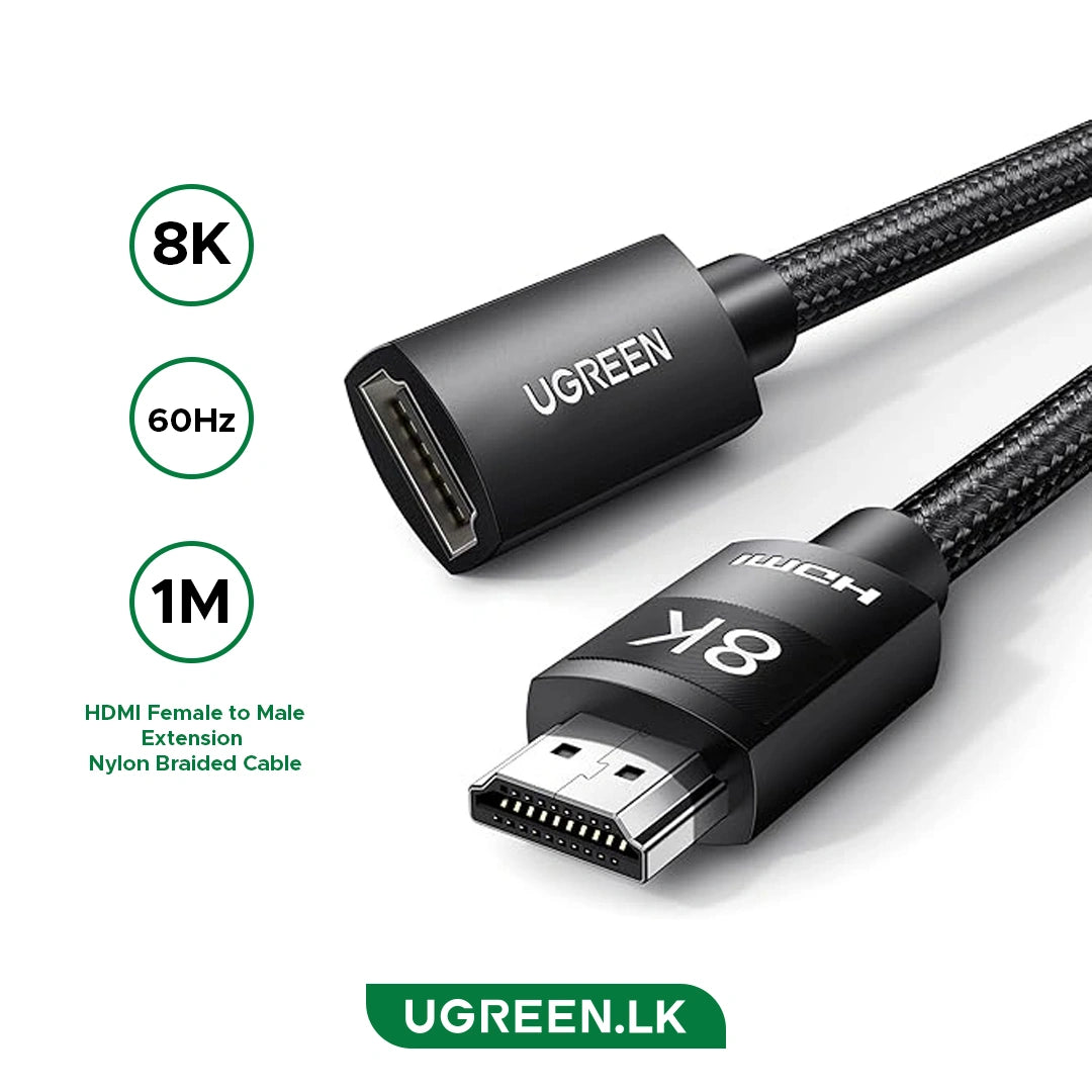 UGREEN 1 METER HDMI 8K@60HZ EXTENSION CABLE – HD151 – 40447 - 1