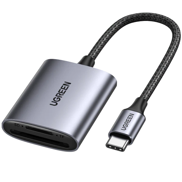 LECTOR DE TARJETAS UGREEN 2 EN 1 USB C A SD/ MICRO SD - 1