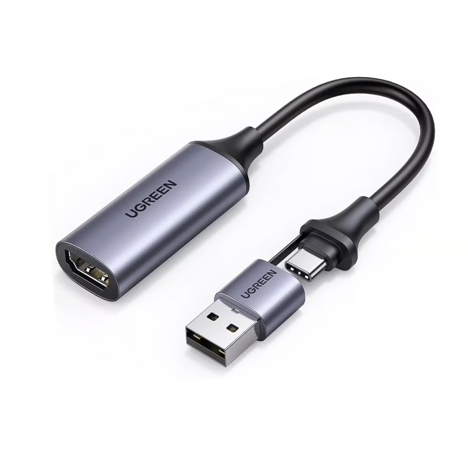 UGREEN CAPTURADORA HDMI A USB A Y USB C PARA STREAMING Y VIDEOLLAMADAS - 1