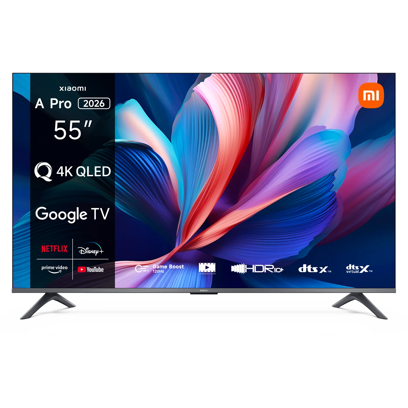 TELEVISOR XIAOMI TV A PRO 55 2026 SMART TV QLED 4K DE 55 PULGADAS - 1