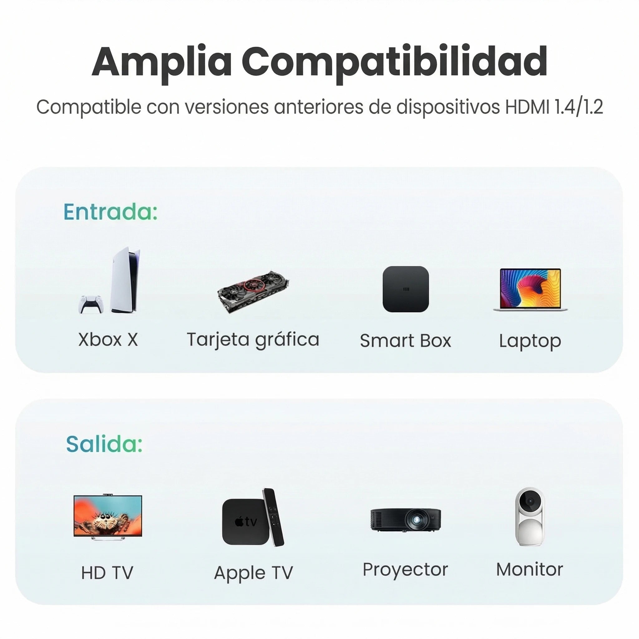 UGREEN CABLE HDMI 1M 4K 60HZ ALTA VELOCIDAD HD104 PARA VIDEO ESTABLE - 7