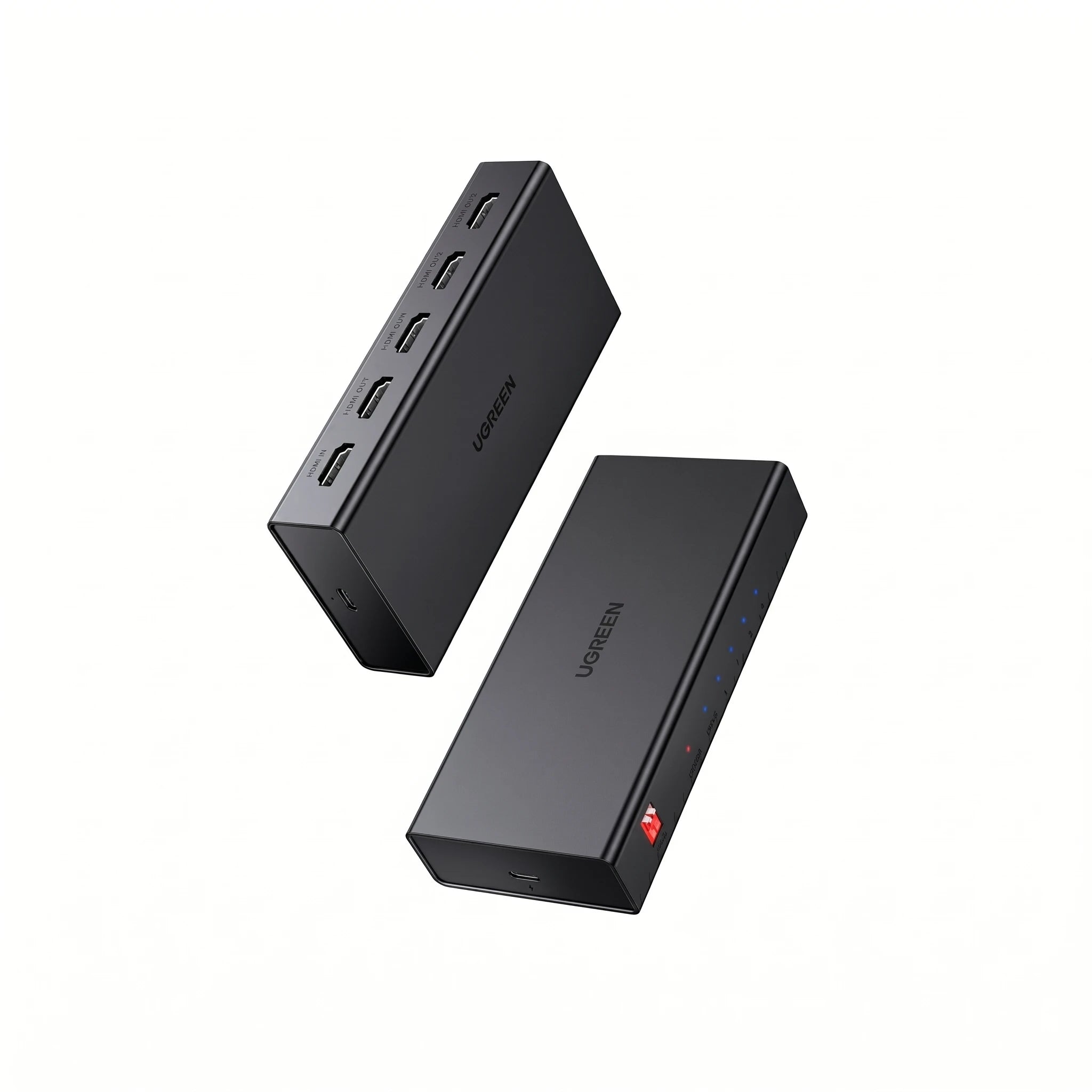 UGREEN SPLITTER HDMI 1X4 4K 60HZ PARA DUPLICAR SEÑAL EN 4 PANTALLAS - 1