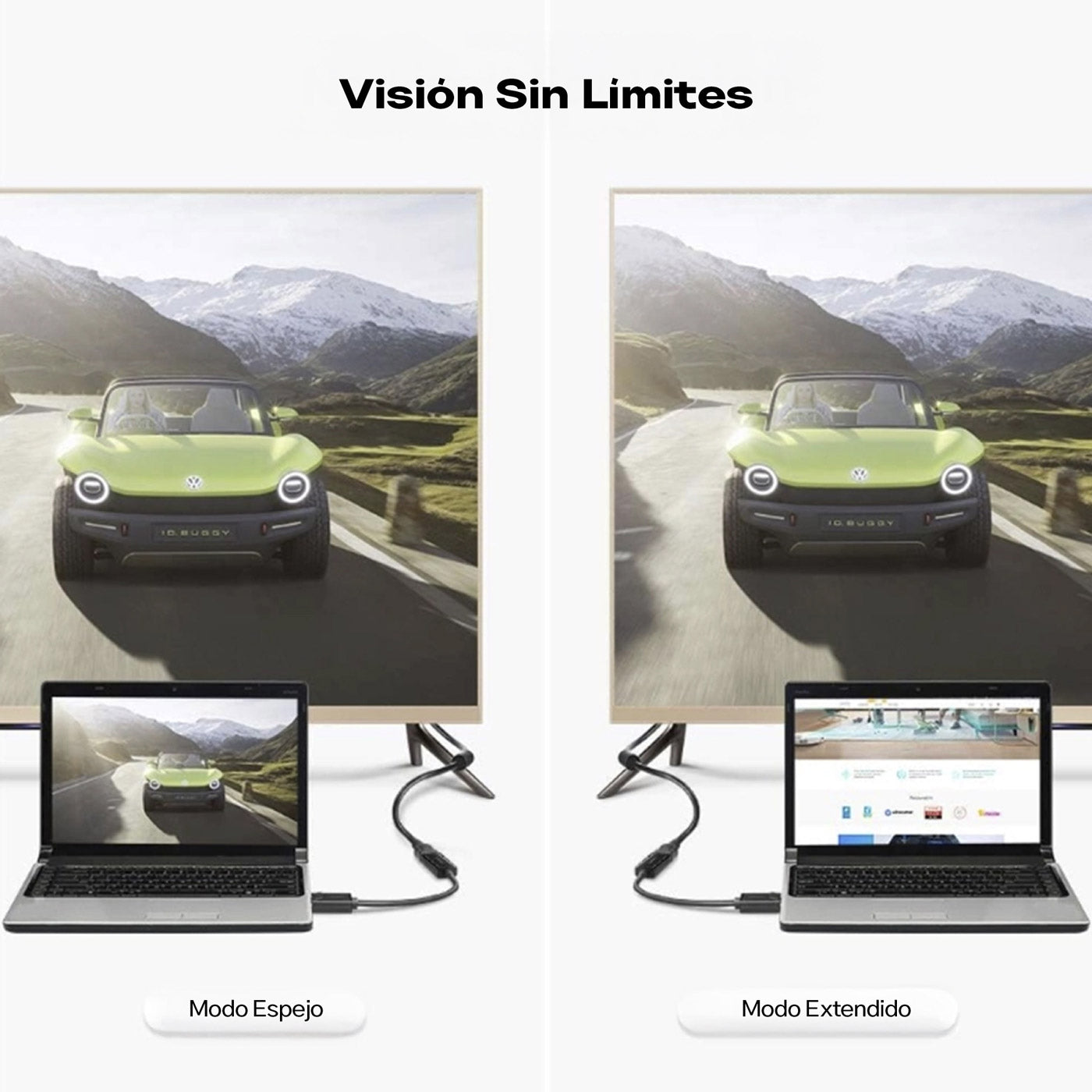 ADAPTADOR/CONVERTIDOR UGREEN DISPLAYPORT A HDMI 4K 30 HZ 40363 - 3