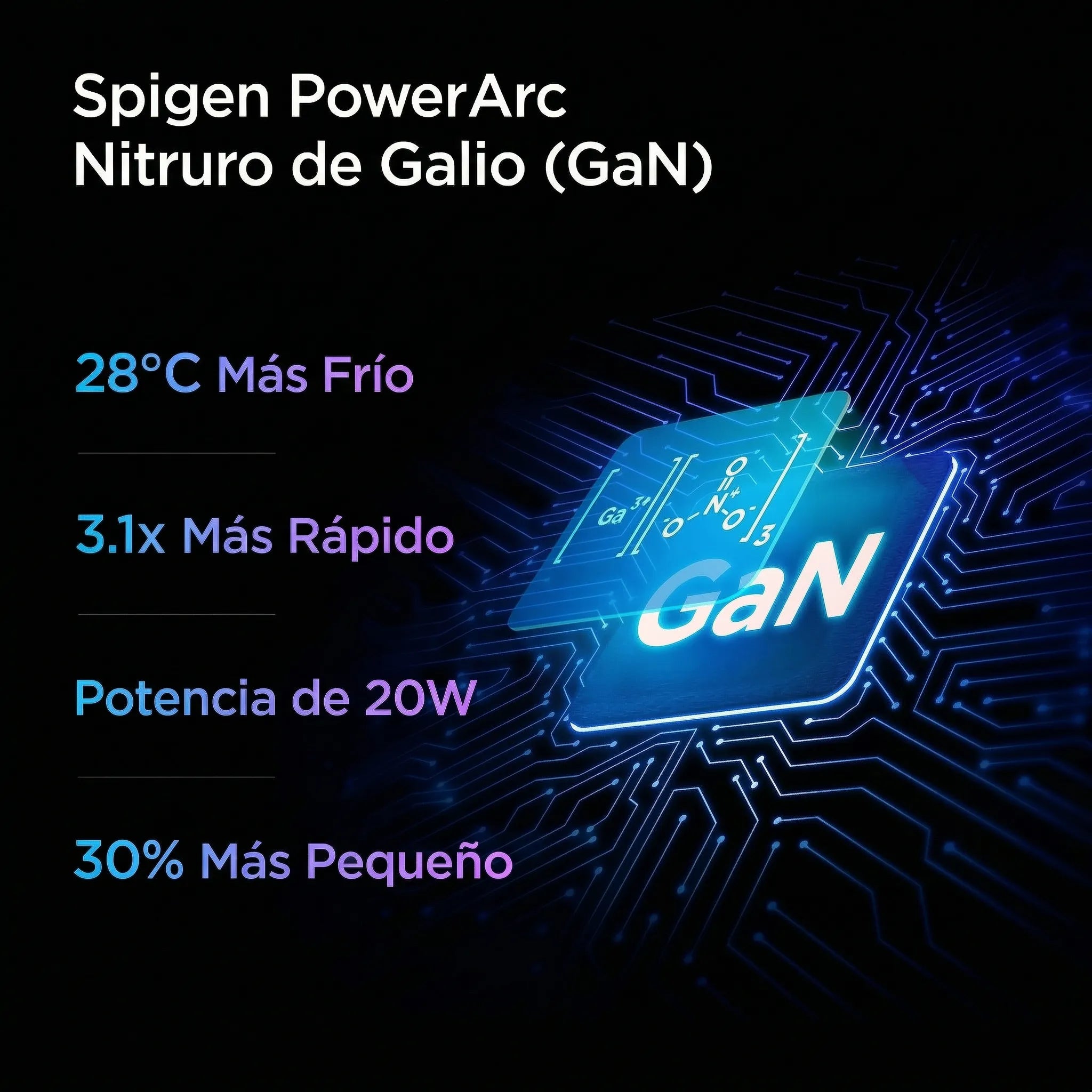 CARGADOR SPIGEN ARCSTATION PRO 20W WALL CHARGER - TIPO C - 7