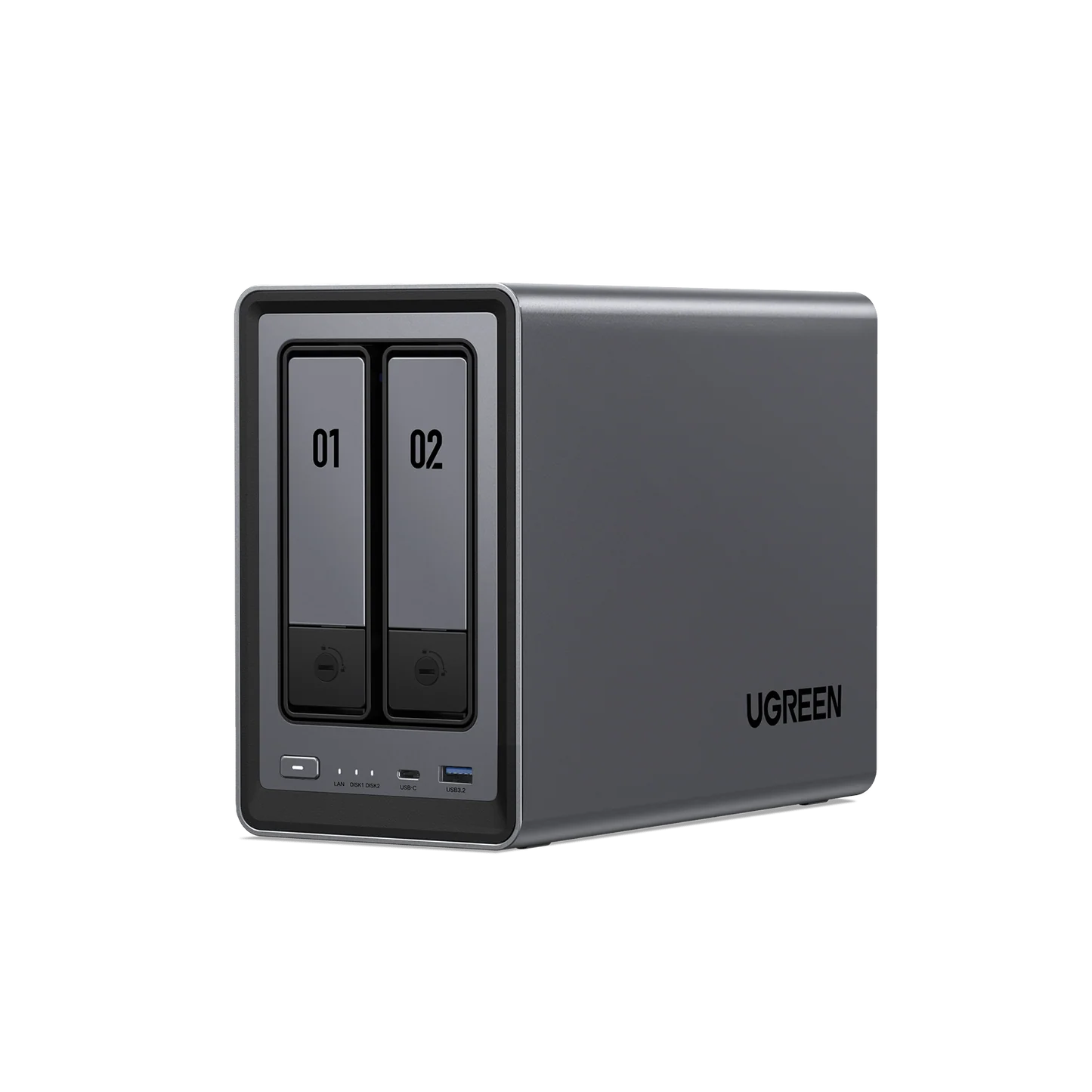 UGREEN NASYNC DXP2800 - NAS 2 BAHÍAS 2.5GBE PARA HOGAR Y OFICINA - 1