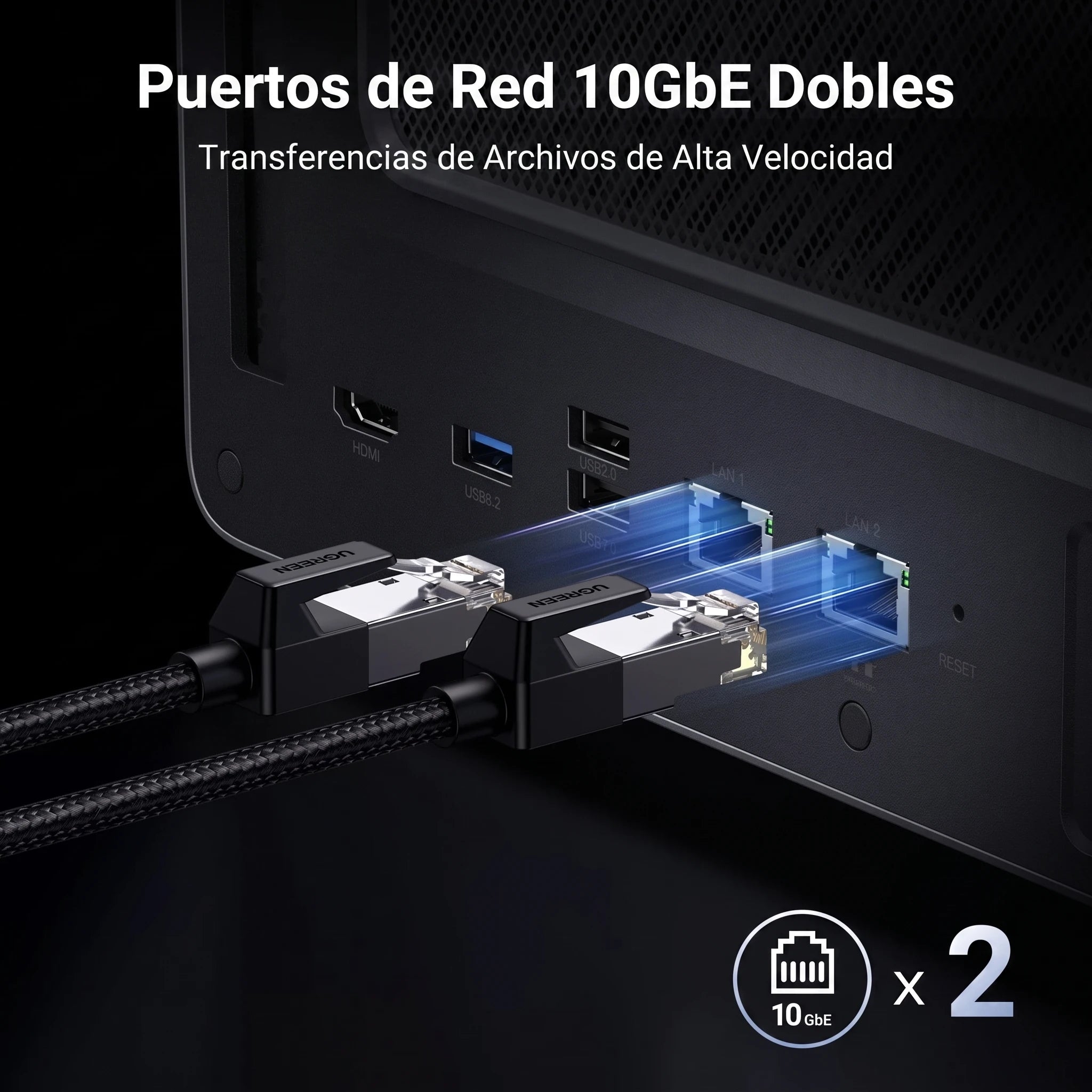 UGREEN NASYNC DXP6800 PRO - NAS 6 BAHÍAS 196TB 10GBE - 4