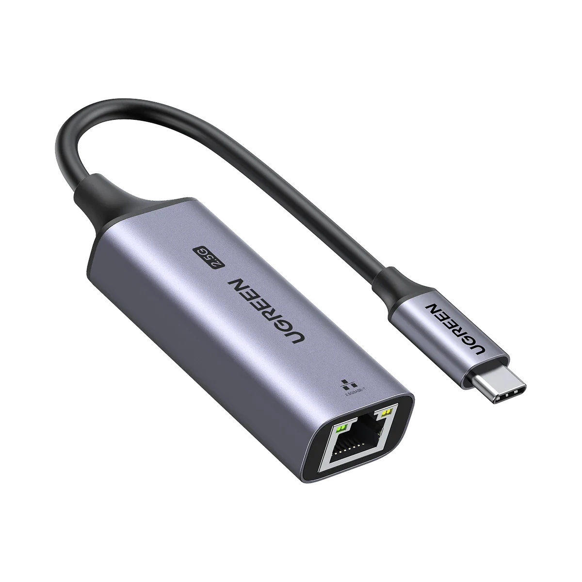 UGREEN ADAPTADOR USB-C A ETHERNET 2.5G RJ45 PARA LAPTOP Y TABLET - 1
