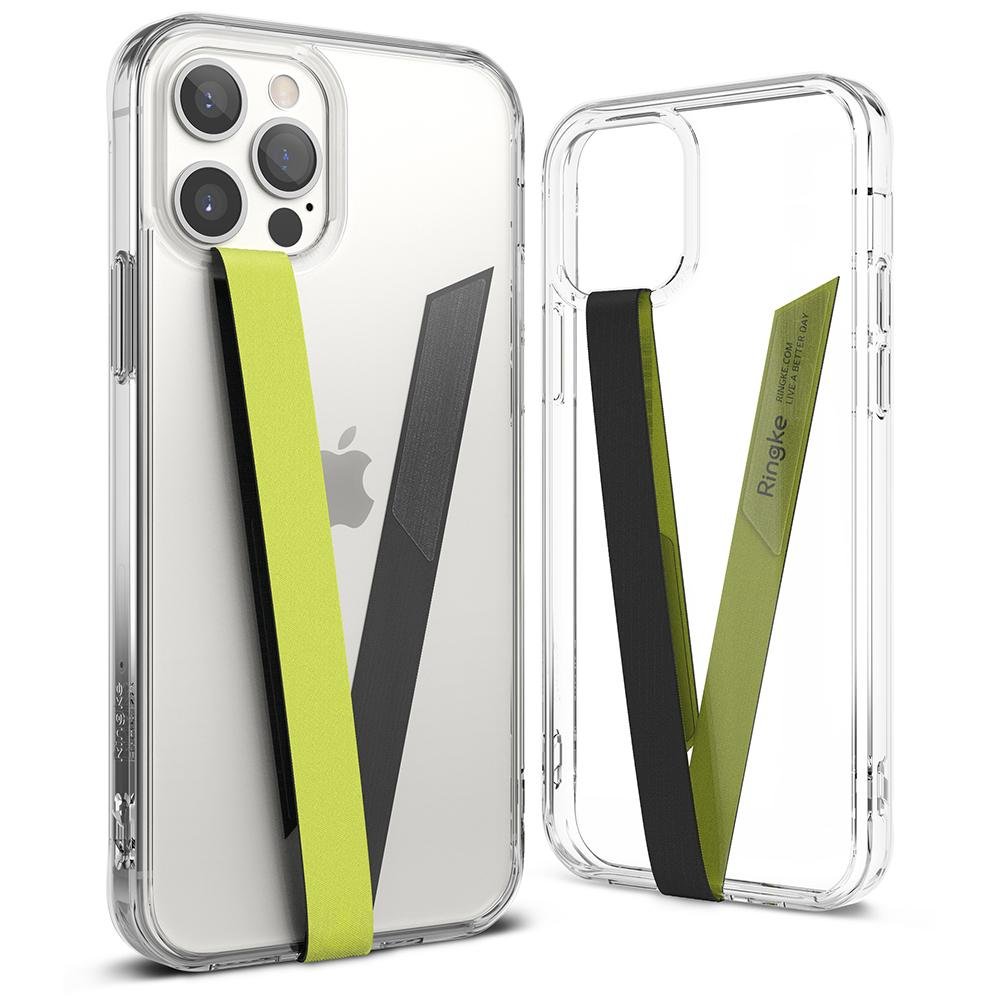 SUJETADOR RINGKE BAND STRAP PARA CELULAR AMARILLO NEON - 1