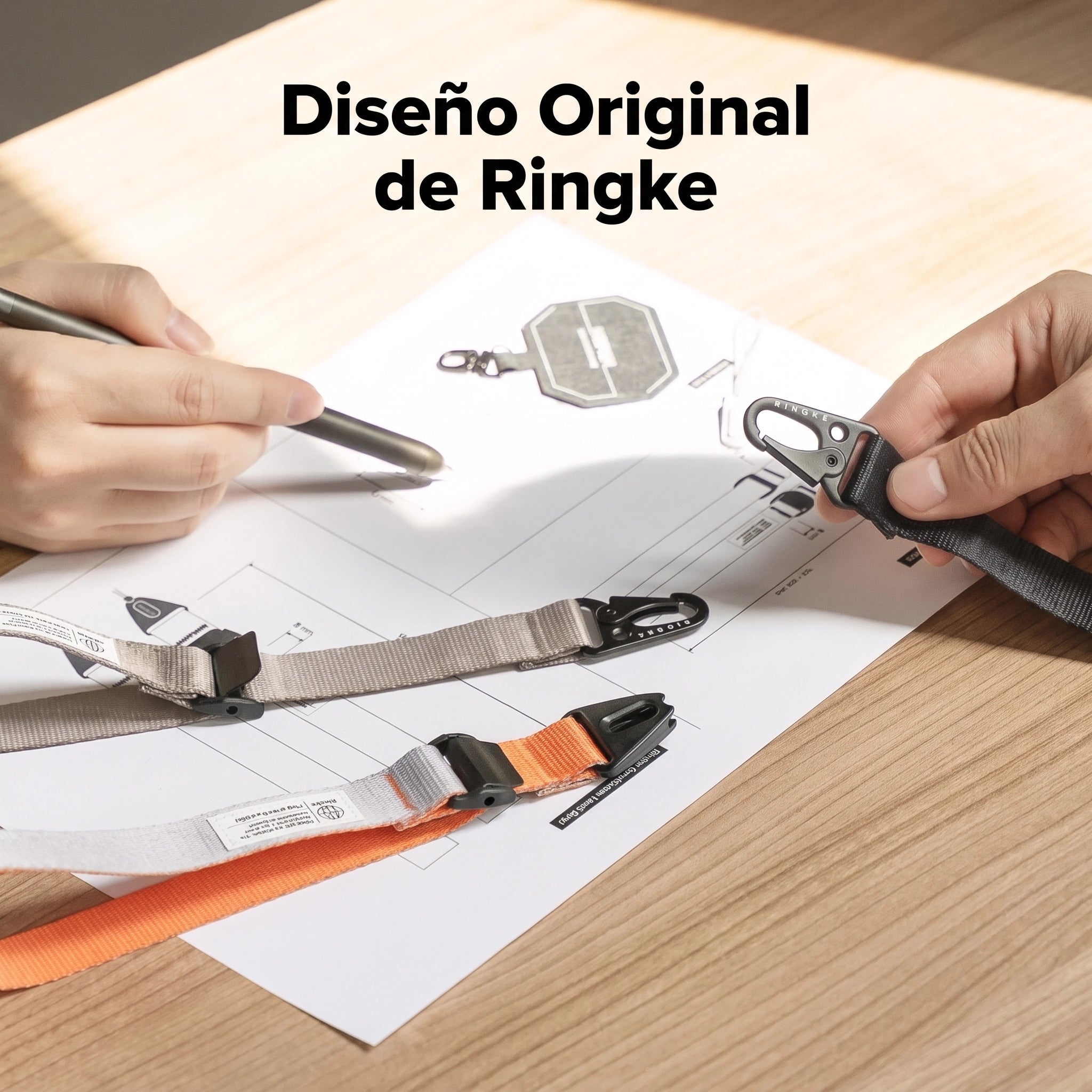 CORREA MANO RINGKE CAM BUCKLE HAND STRAP NARANJA - 4