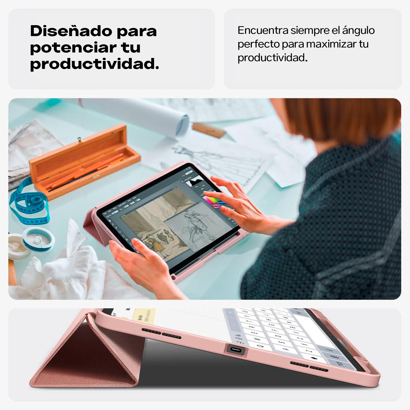 CASE SPIGEN URBAN FIT SMART IPAD AIR 11' M3 (2025) / M2 (2024) / 10.9' (5TH Y 4TH GEN) - 5