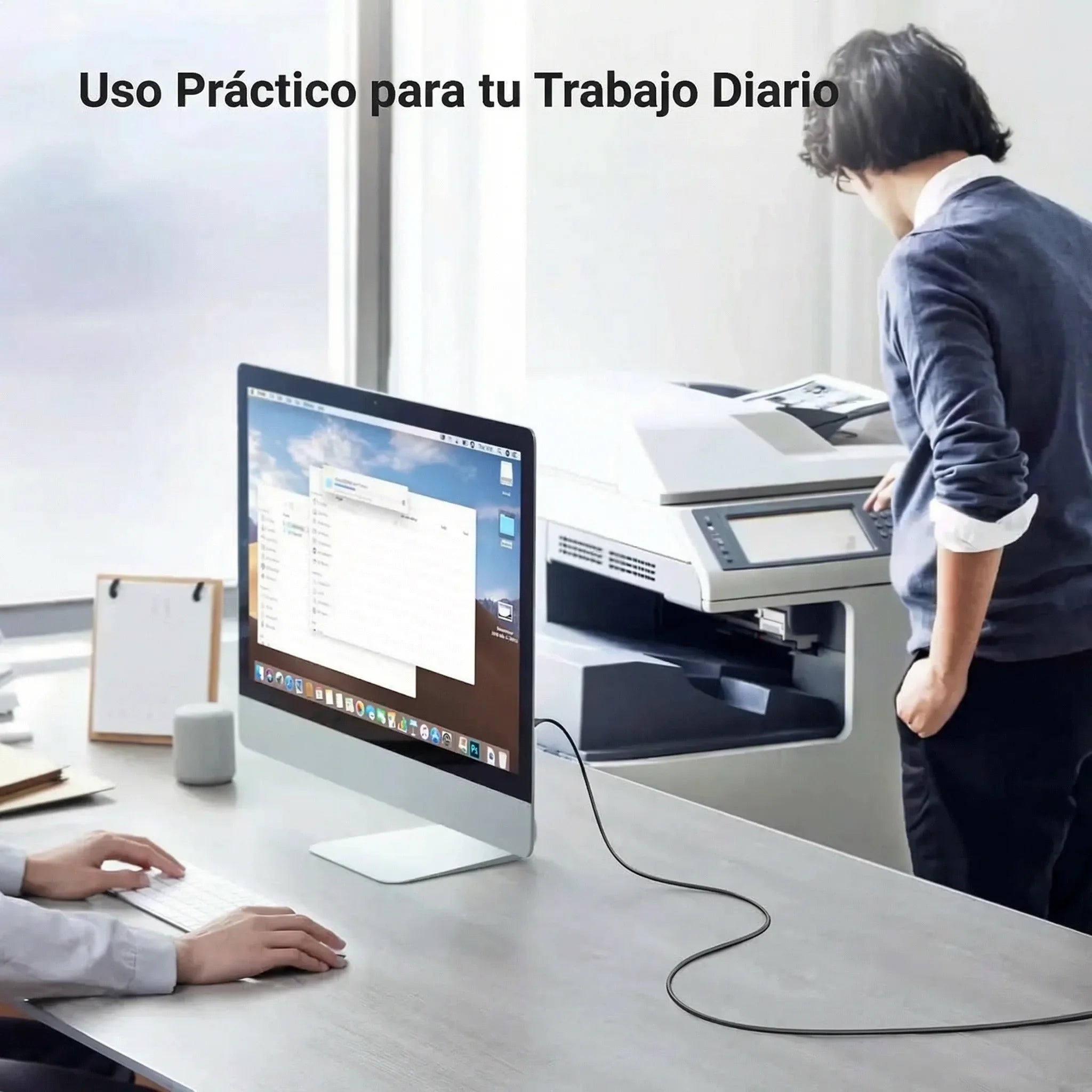 CABLE UGREEN USB A A USB TIPO B PARA IMPRESORA 1.5M NEGRO - 9
