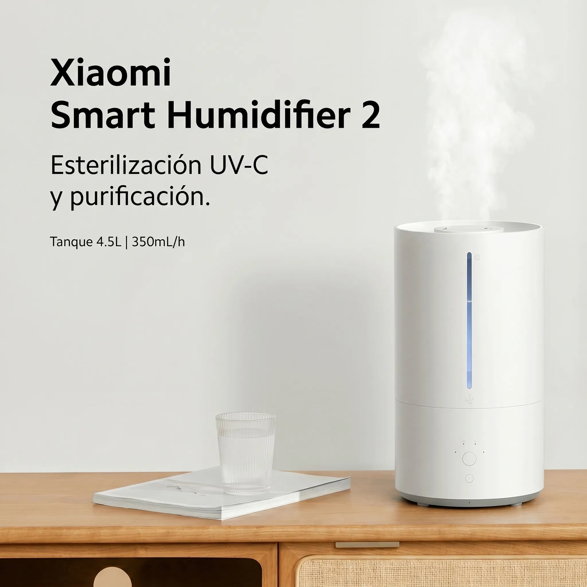 XIAOMI SMART HUMIDIFIER 2 - HUMIDIFICADOR INTELIGENTE UV-C 4.5L - 10