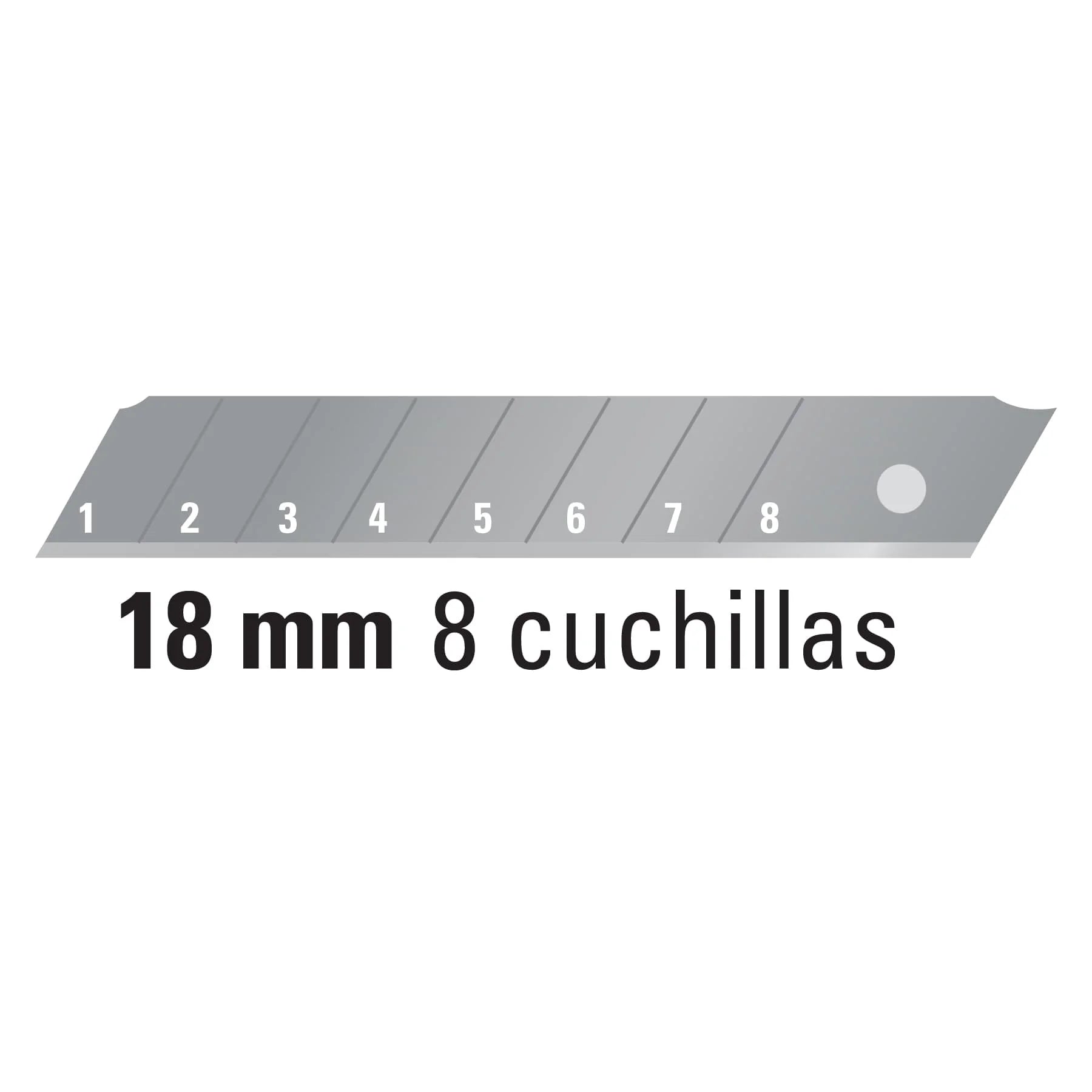 CUTTER PROFESIONAL 18MM CON ALMA METÁLICA Y GRIP TRUPER - 4