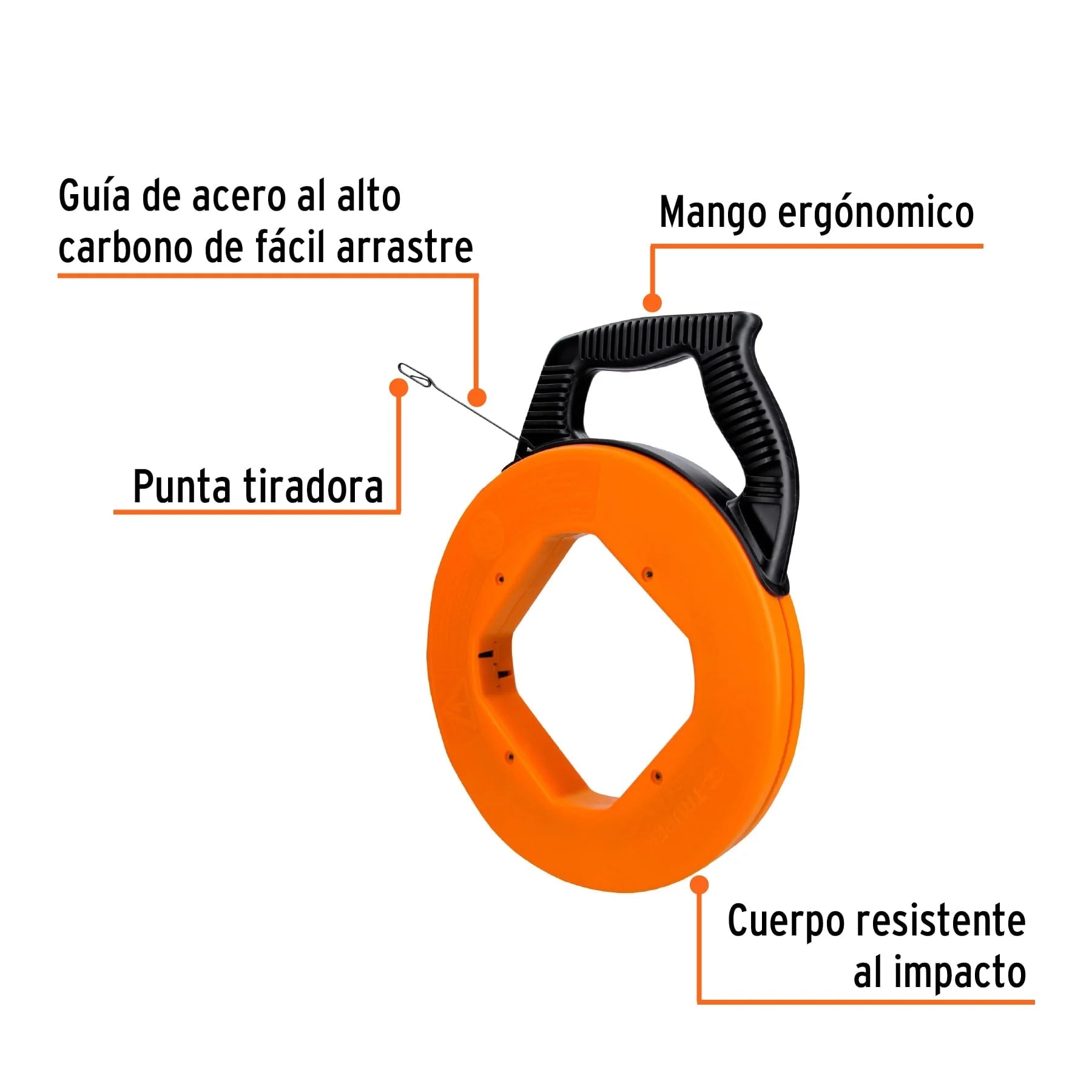 WINCHA PASA CABLE 30 METROS TRUPER - 3