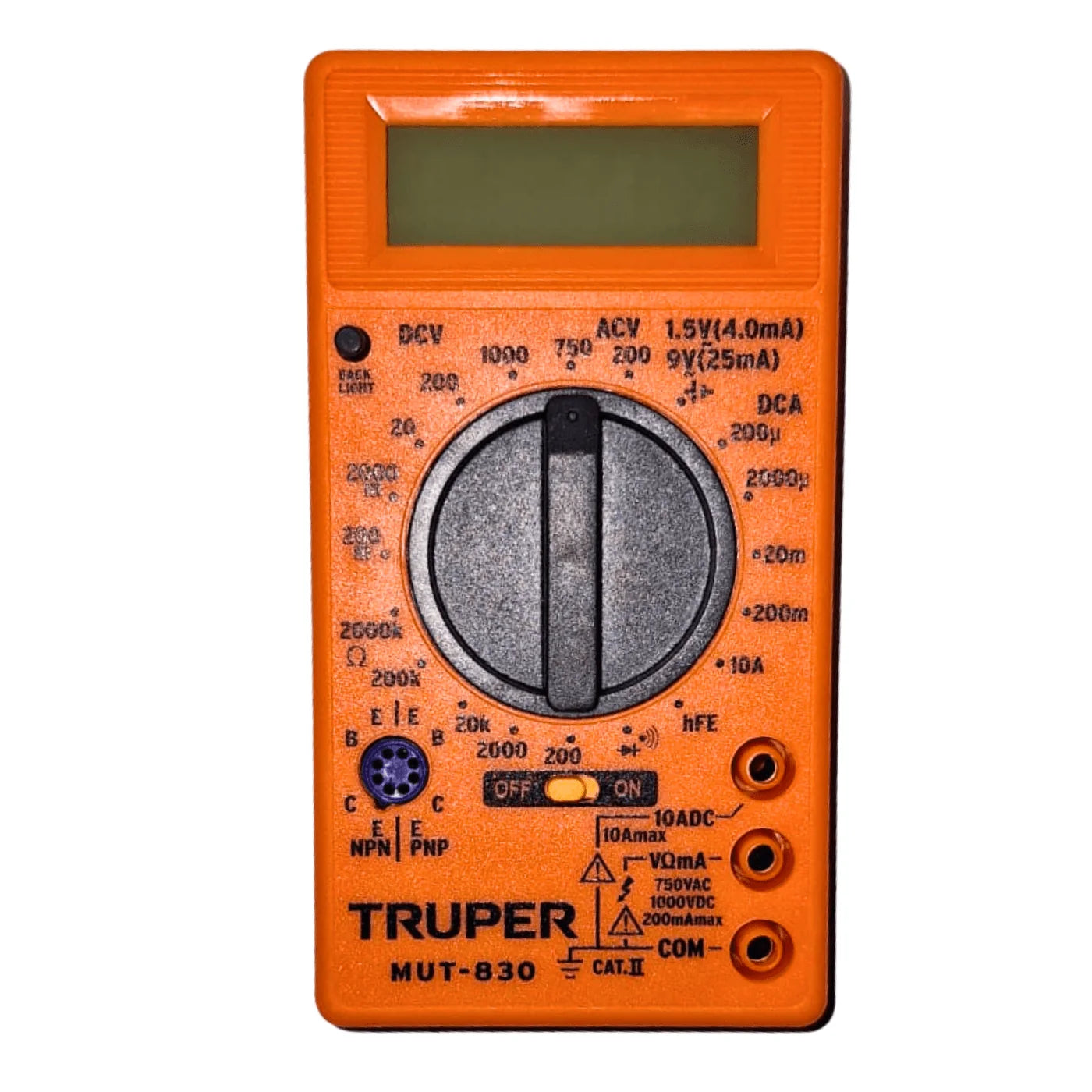 MULTIMETRO DIGITAL MULTITESTER TRUPER - 3