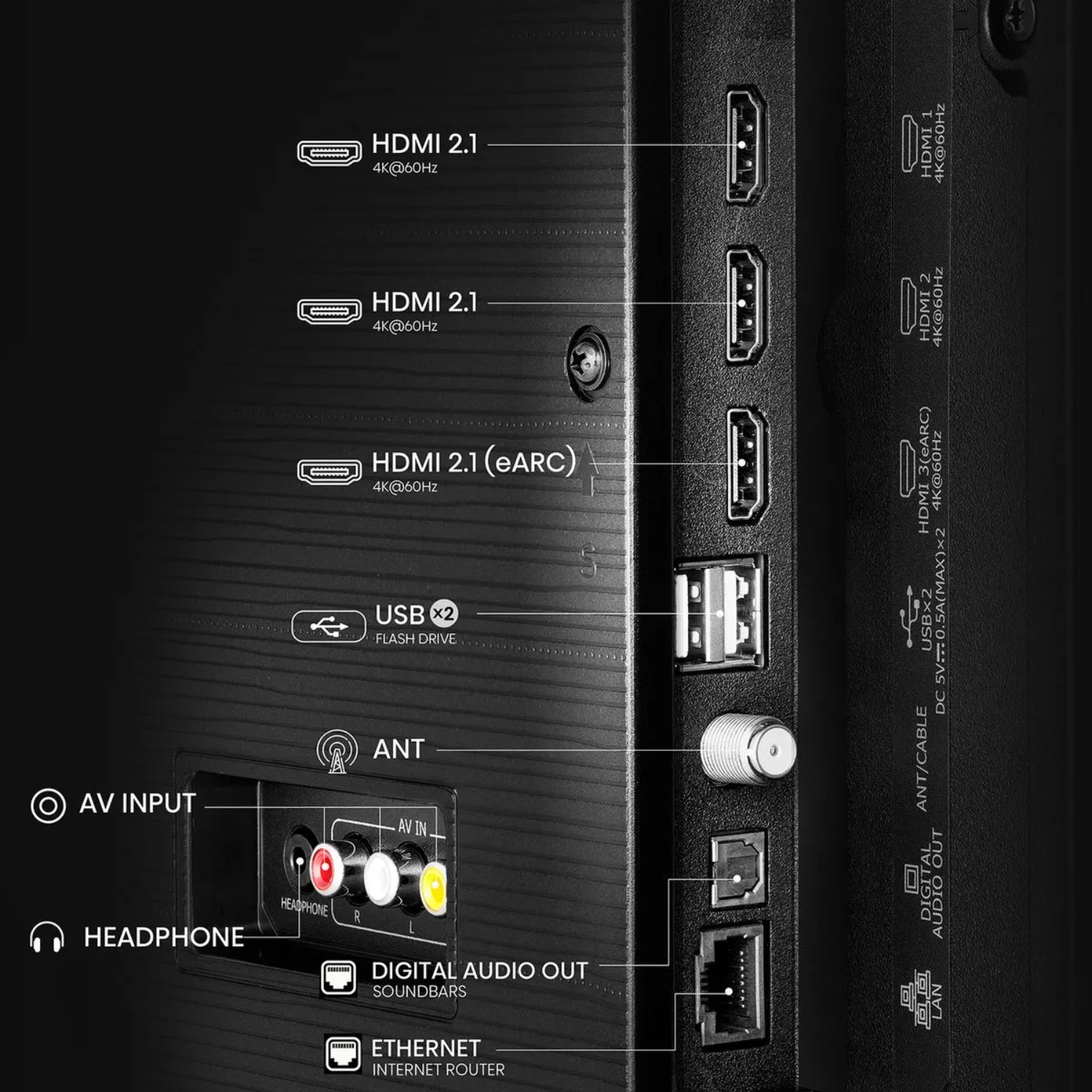 TELEVISOR SMART TV HISENSE 4K ULTRA HD 43" 43Q6QV - 8