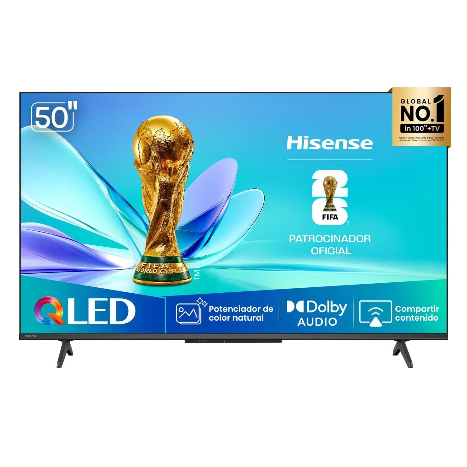 TELEVISOR HISENSE 50 QLED FHD 50Q4SV DOLBY AUDIO - 2