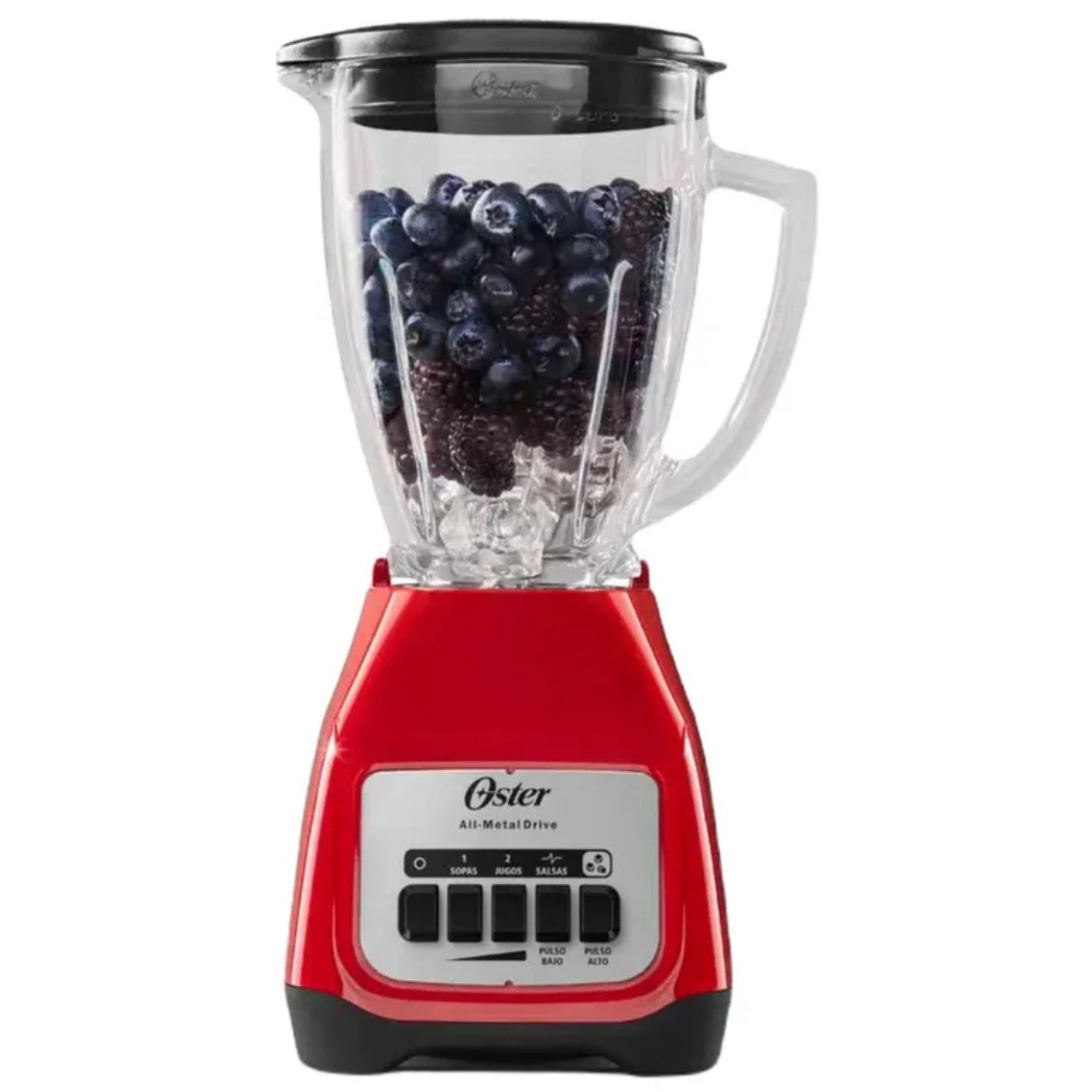 LICUADORA BLSTKAG-RPB-053 OSTER 2 VELOCIDADES 1.5L ROJO - 1