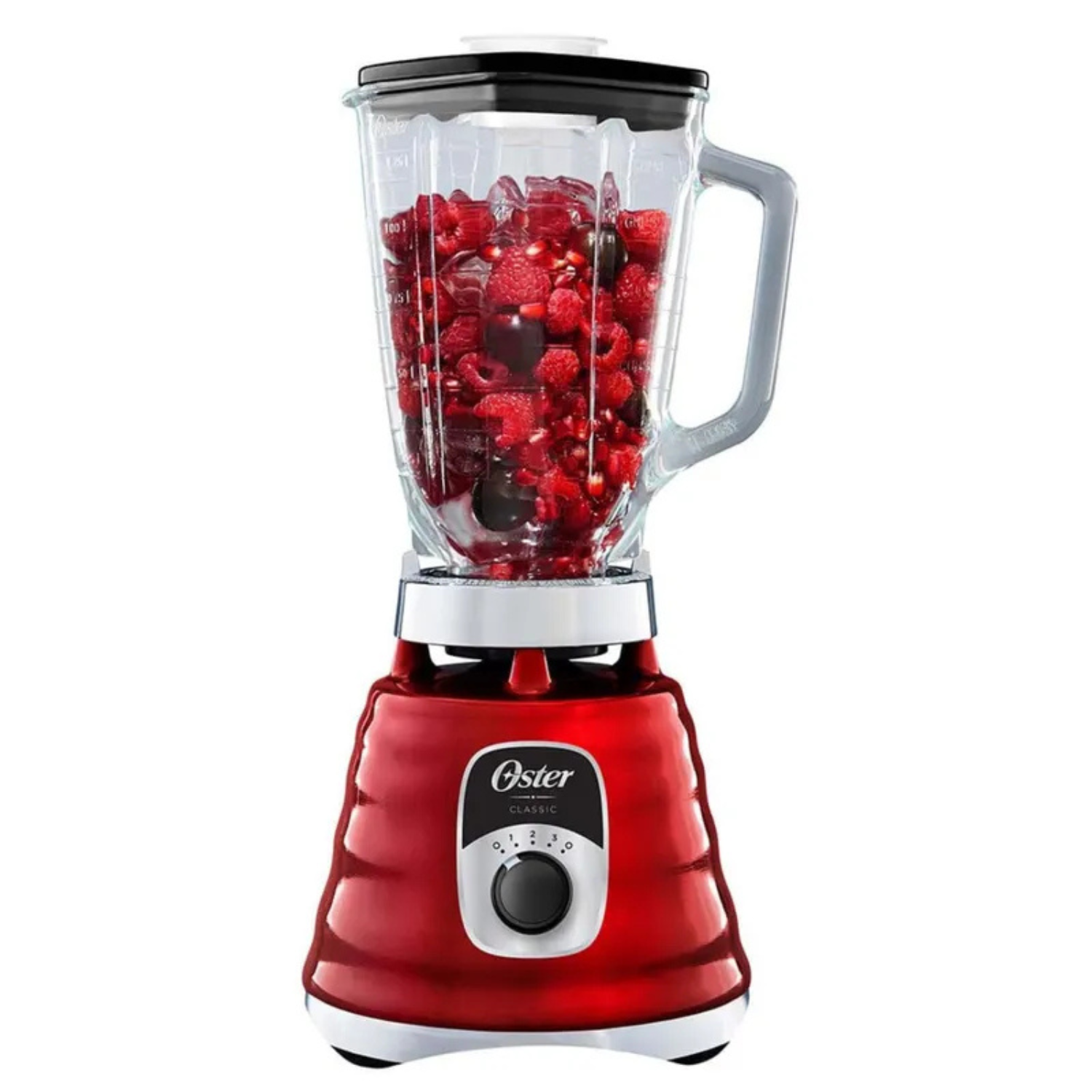 LICUADORA CLÁSICA OSTER 1.25 LT BLST4126R ROJO - 1