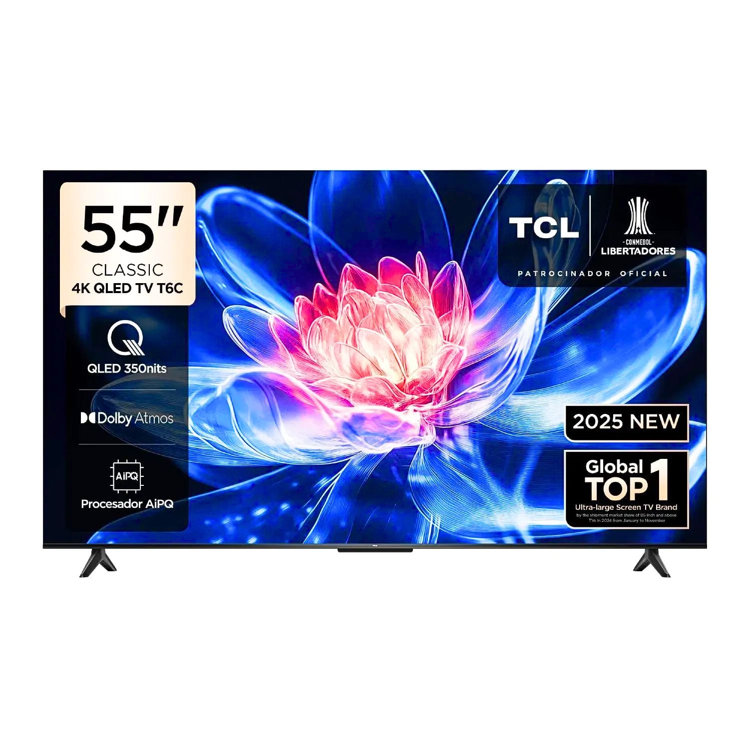 TELEVISOR TCL 55 QLED 4K 55T6C GOOGLE TV - 1