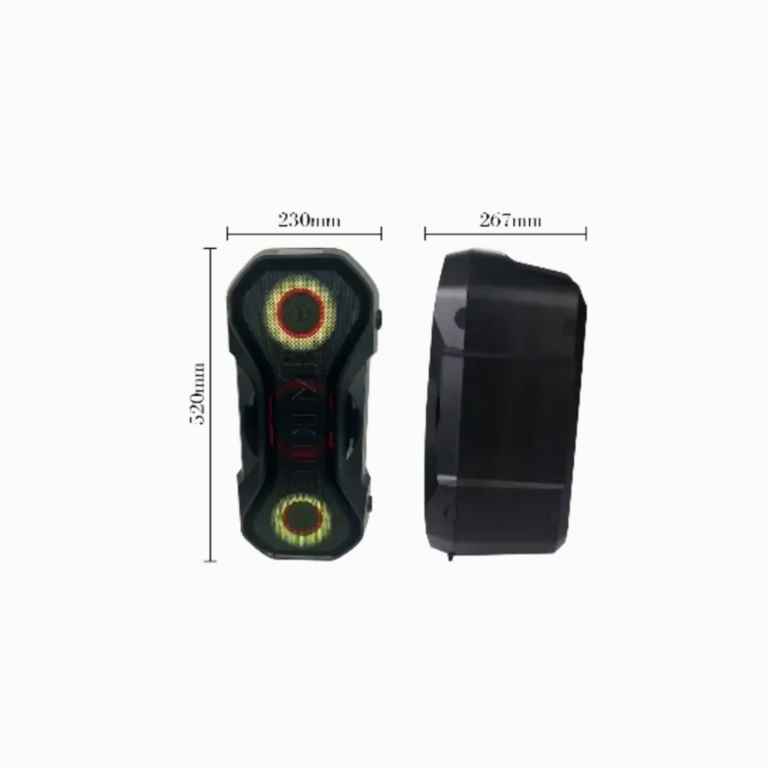 PARLANTE LIDIMI LD-S060AC 240W USB FM BT X BASS - 2