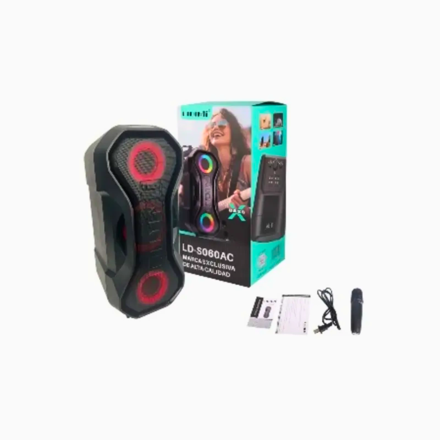 PARLANTE LIDIMI LD-S060AC 240W USB FM BT X BASS - 3
