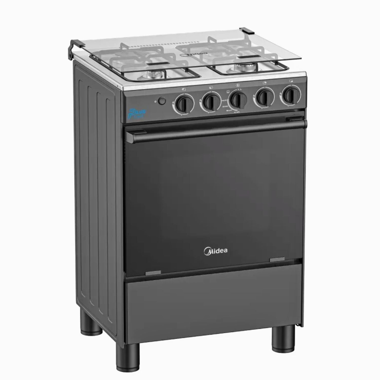 COCINA A GAS MIDEA 24' MGS24FS2LFABBC-PE 4 QUEMADORES – NEGRO - 4