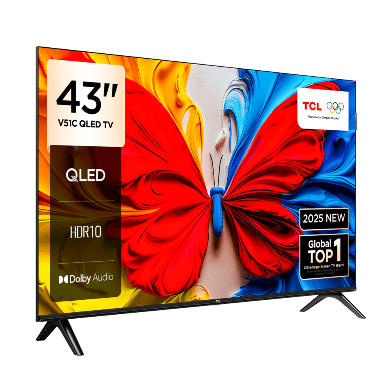 TELEVISOR TCL QLED 43 FHD GOOGLE TV 43V51C - 2