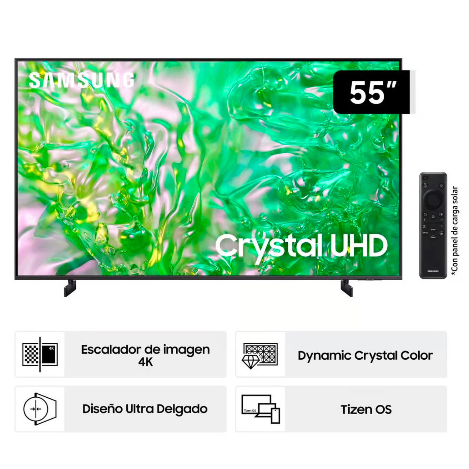 Televisor Samsung 55'' Crystal UHD 4K 55DU8000