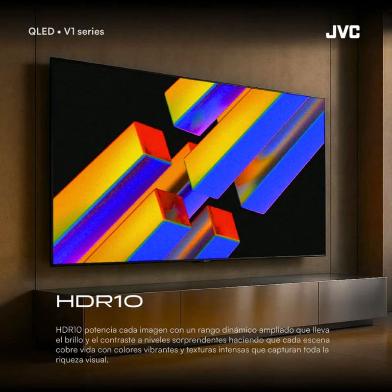 TELEVISOR JVC 43' QLED UHD 4K GOOGLE TV LT-43KB758 SMART TV - 3