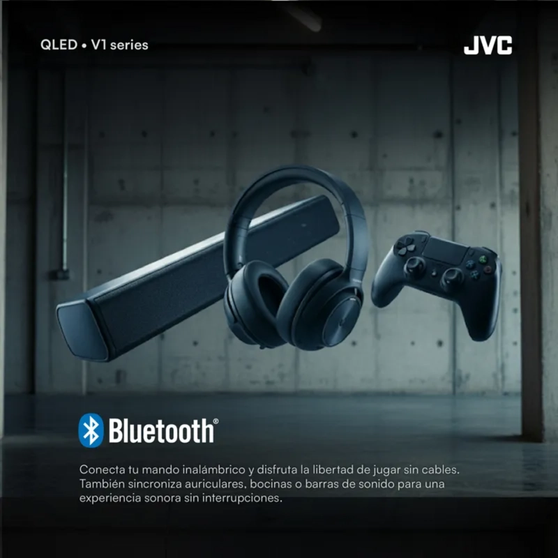 TELEVISOR JVC 43' QLED UHD 4K GOOGLE TV LT-43KB758 SMART TV - 6