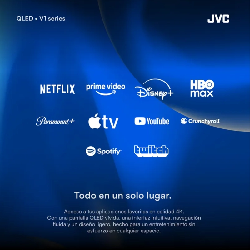 TELEVISOR JVC 43' QLED UHD 4K GOOGLE TV LT-43KB758 SMART TV - 7