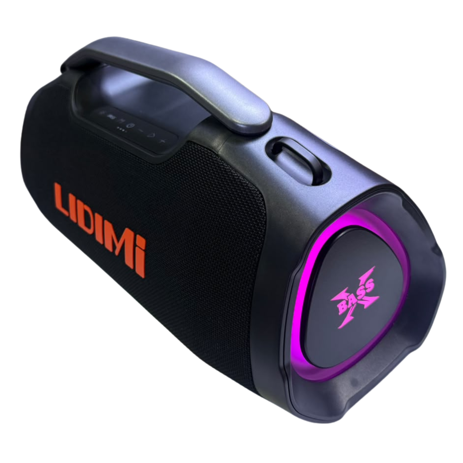 PARLANTE PORTÁTIL SUPER LIDIMI LD-S695 BT USB AUX TWS 150W LED  NEGRO - 2