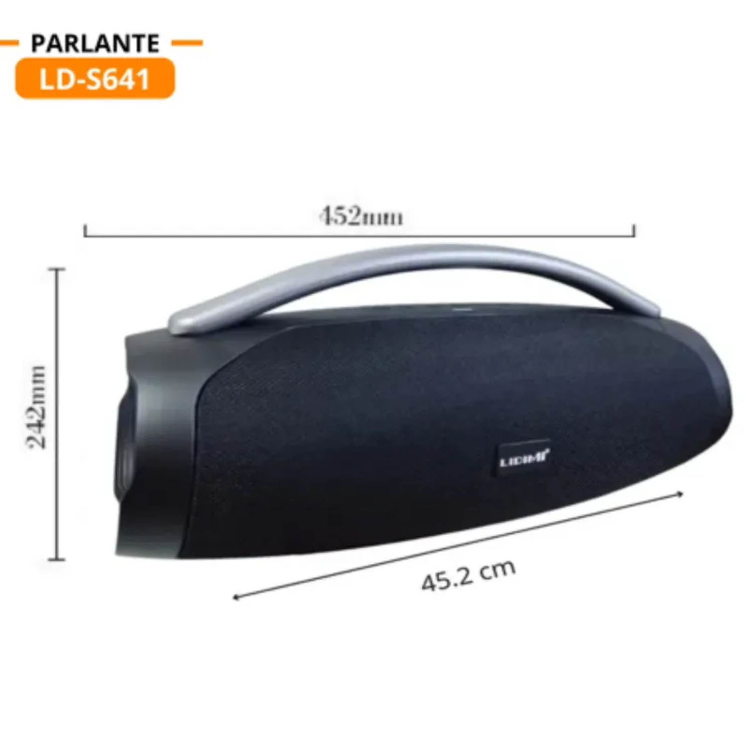 PARLANTE PORTÁTIL LIDIMI LD-S641 X-BASS CON 2 ALTAVOCES - 5