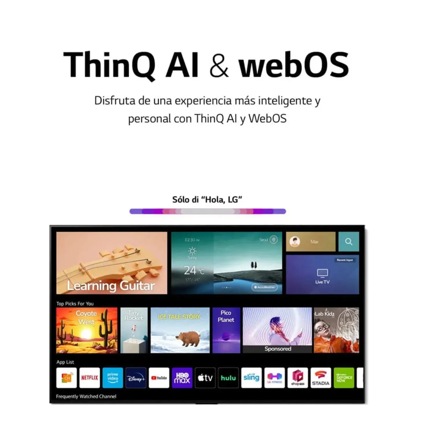 TELEVISOR LG SMART TV 32 HD 32LR600BPSC CON WEBOS AI THINQ - 5