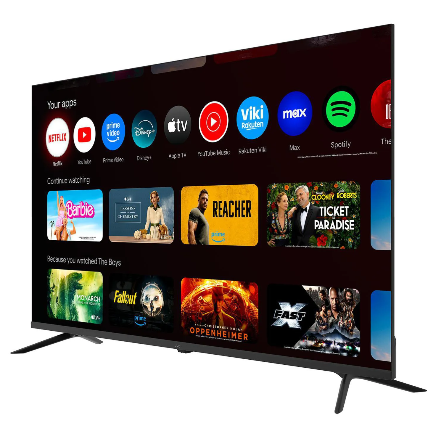 TELEVISOR JVC 50' UHD 4K GOOGLE TV LT-50KB557 - 2