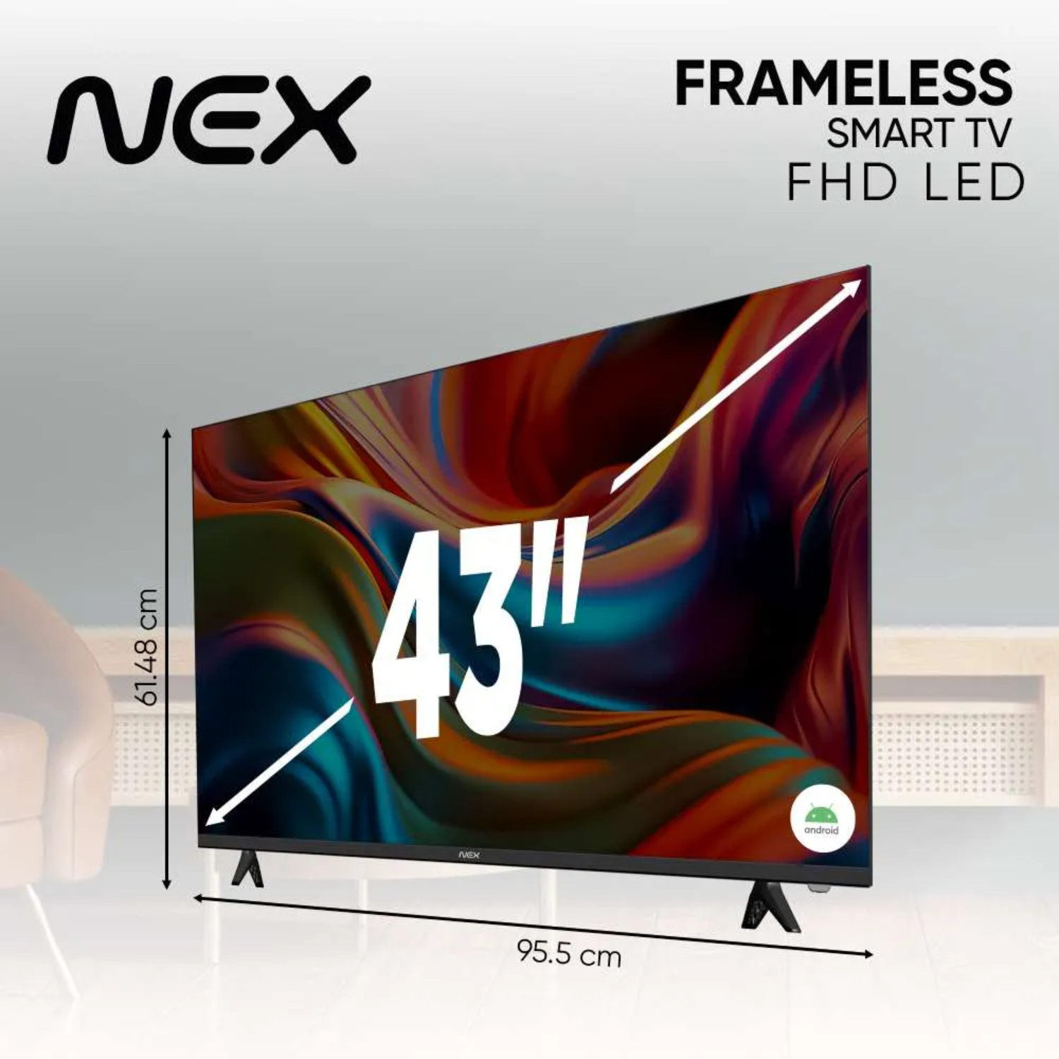 TELEVISOR SMART TV NEX 43 TVLED43S LED FHD - 6