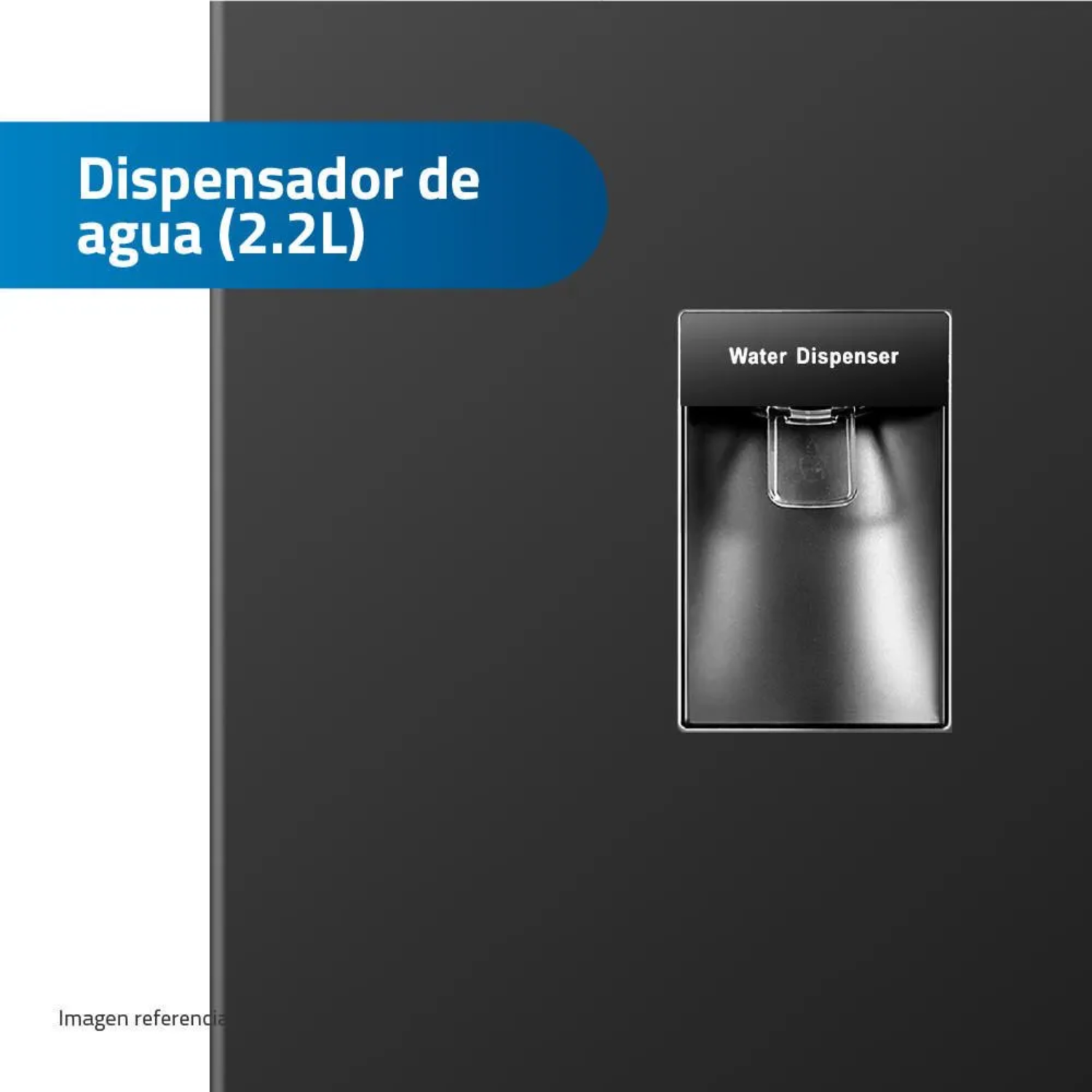 REFRIGERADORA INDURAMA TOP FREEZER NO FROST RI-389DNI 246 LITROS NEGRO - 4