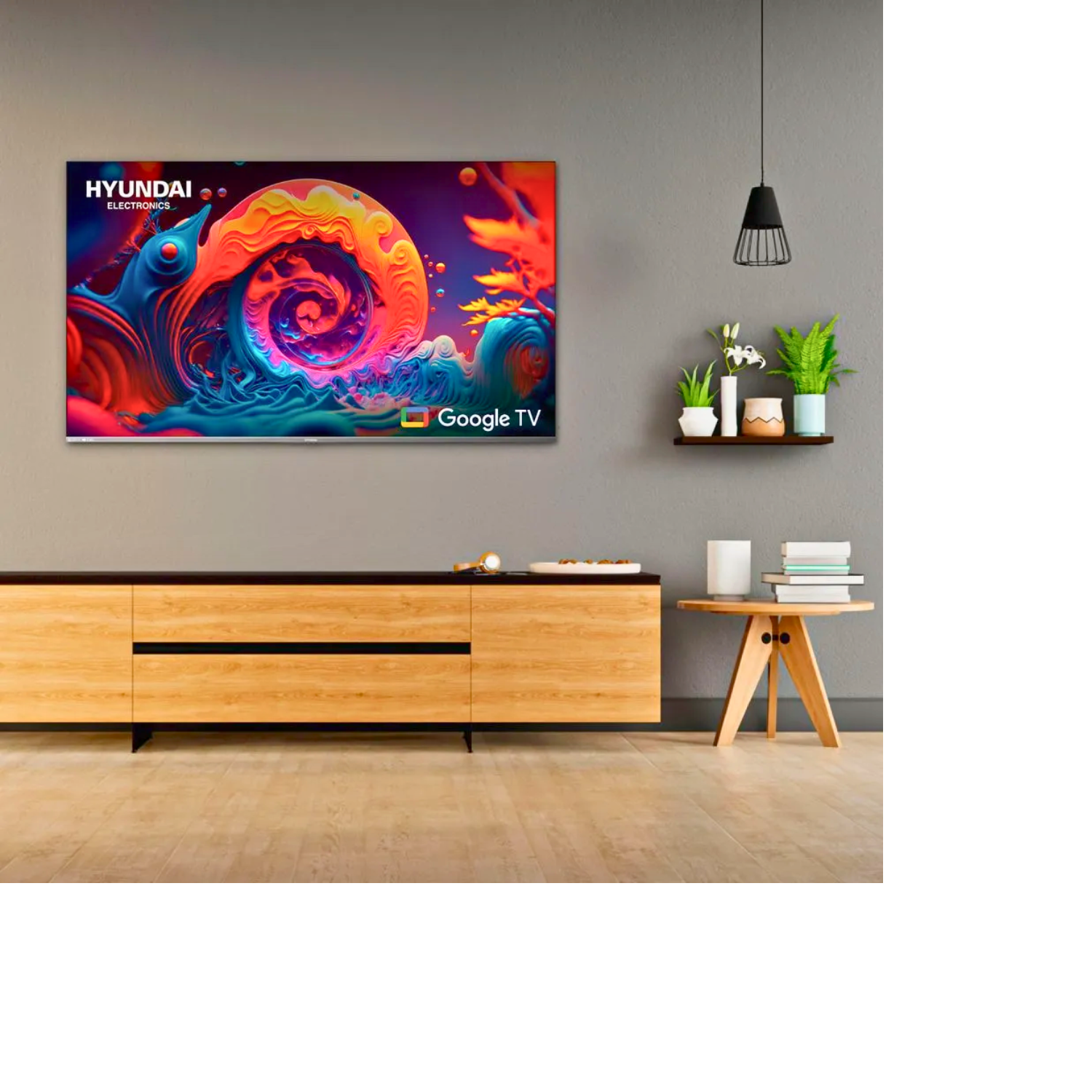 TELEVISOR HYUNDAI 65' HYLED6513QG 4K QLED GRIS - 3