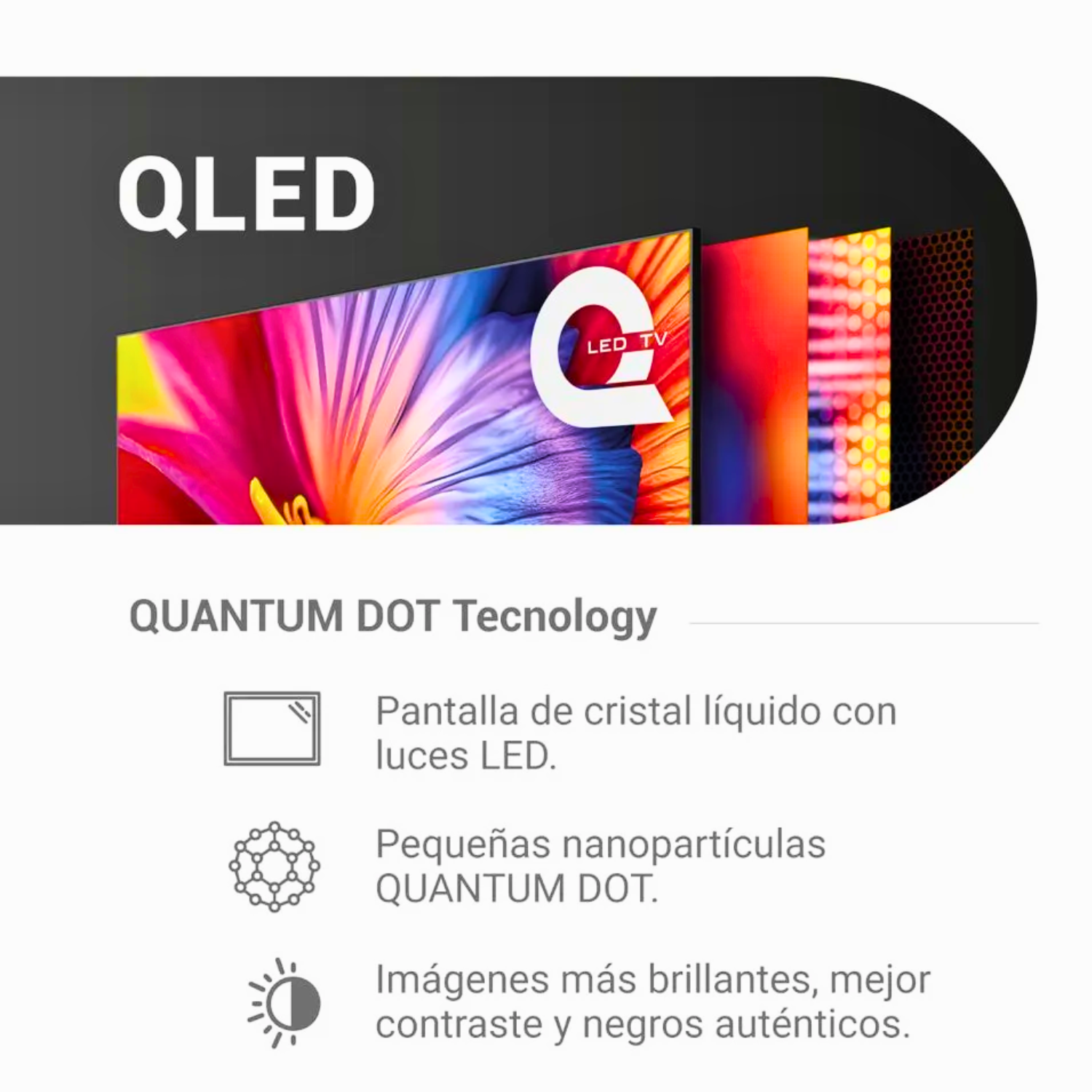 TELEVISOR HYUNDAI 65' HYLED6513QG 4K QLED GRIS - 7