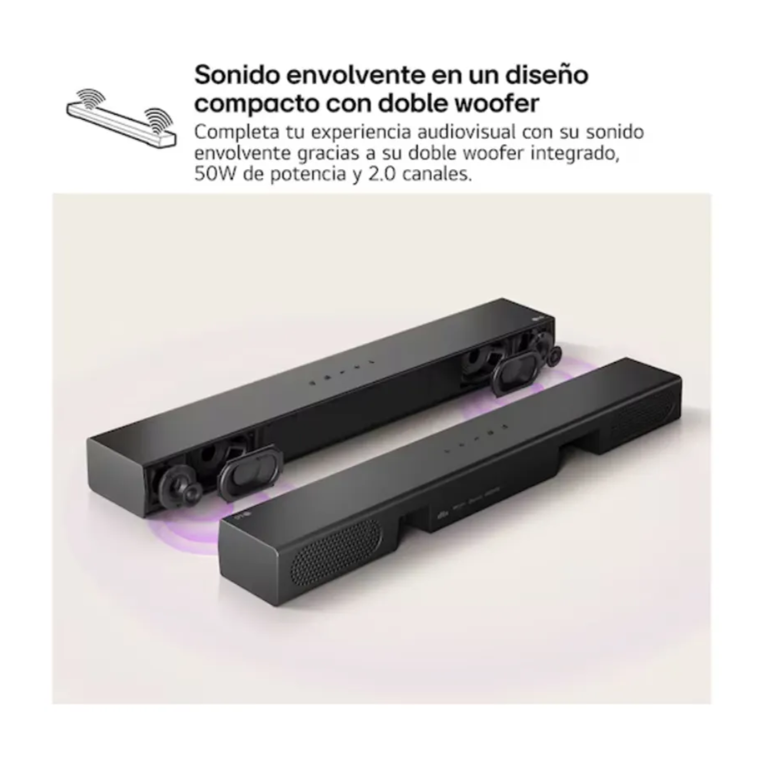 SOUNDBAR LG S20A 50W BLUETOOTH AI SOUND PRO - 6