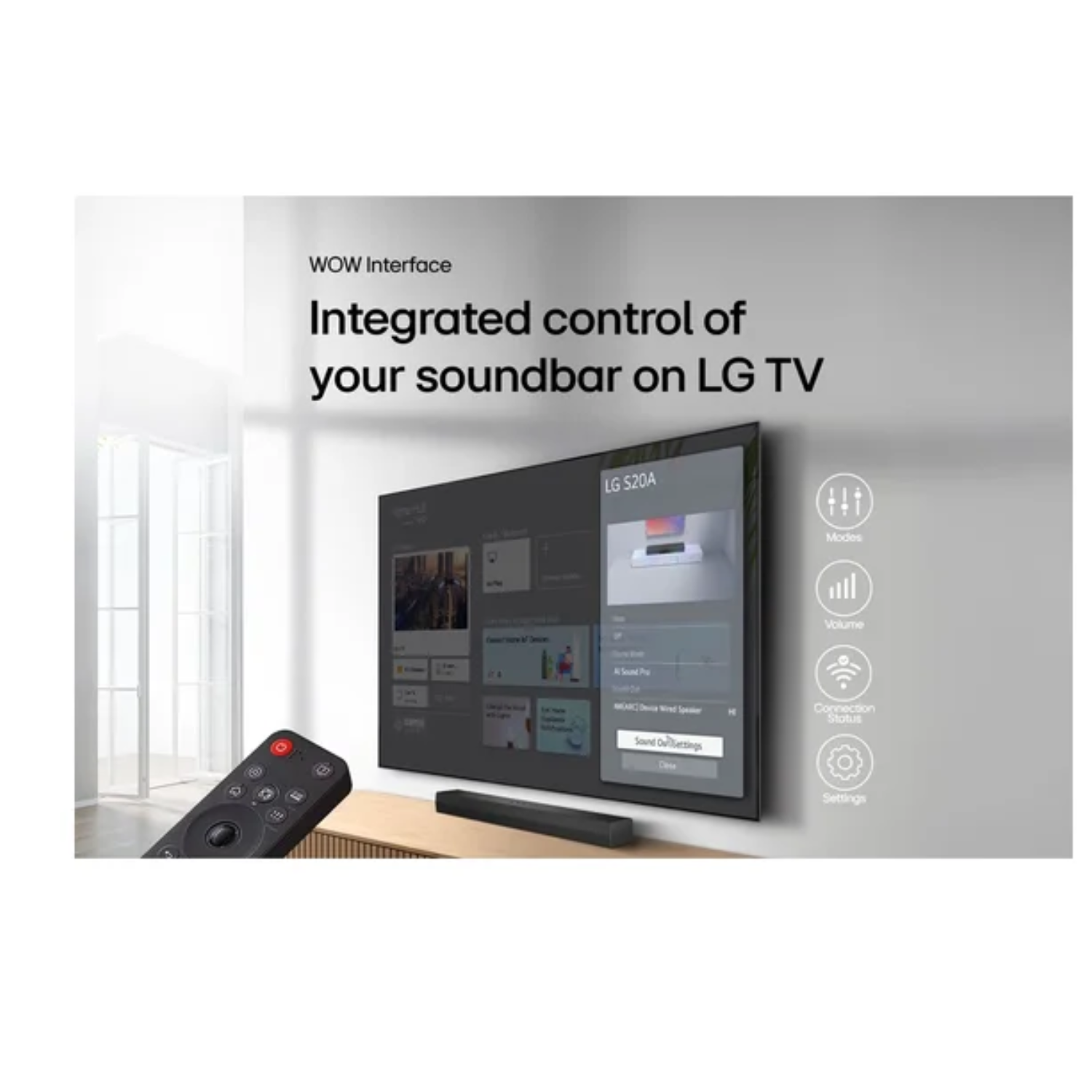 SOUNDBAR LG S20A 50W BLUETOOTH AI SOUND PRO - 8