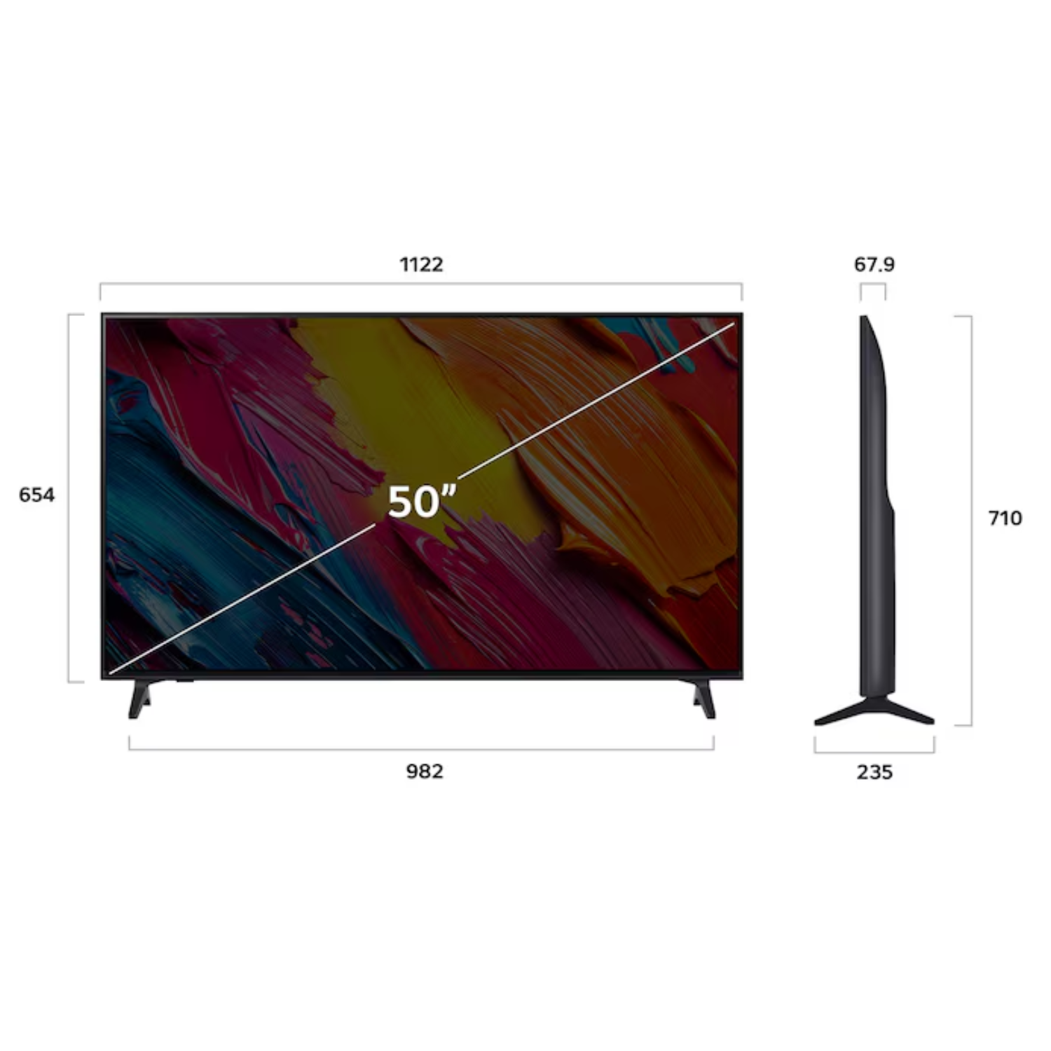 TELEVISOR SMART TV LG QNED 4K 50' 50QNED70ASA CON THINQ AI + CONTROL MAGIC - 2