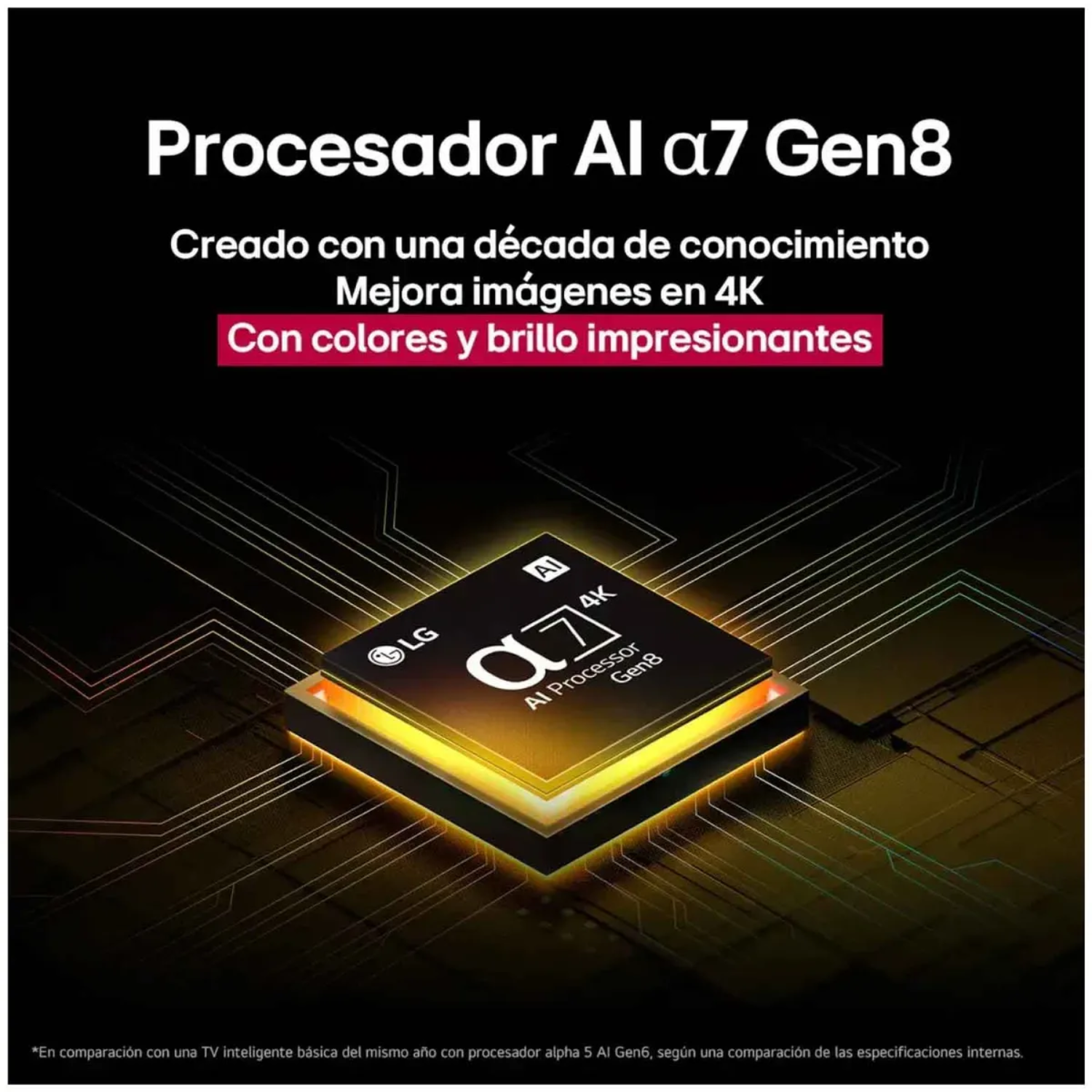 TELEVISOR SMART TV LG QNED 4K 50' 50QNED70ASA CON THINQ AI + CONTROL MAGIC - 4